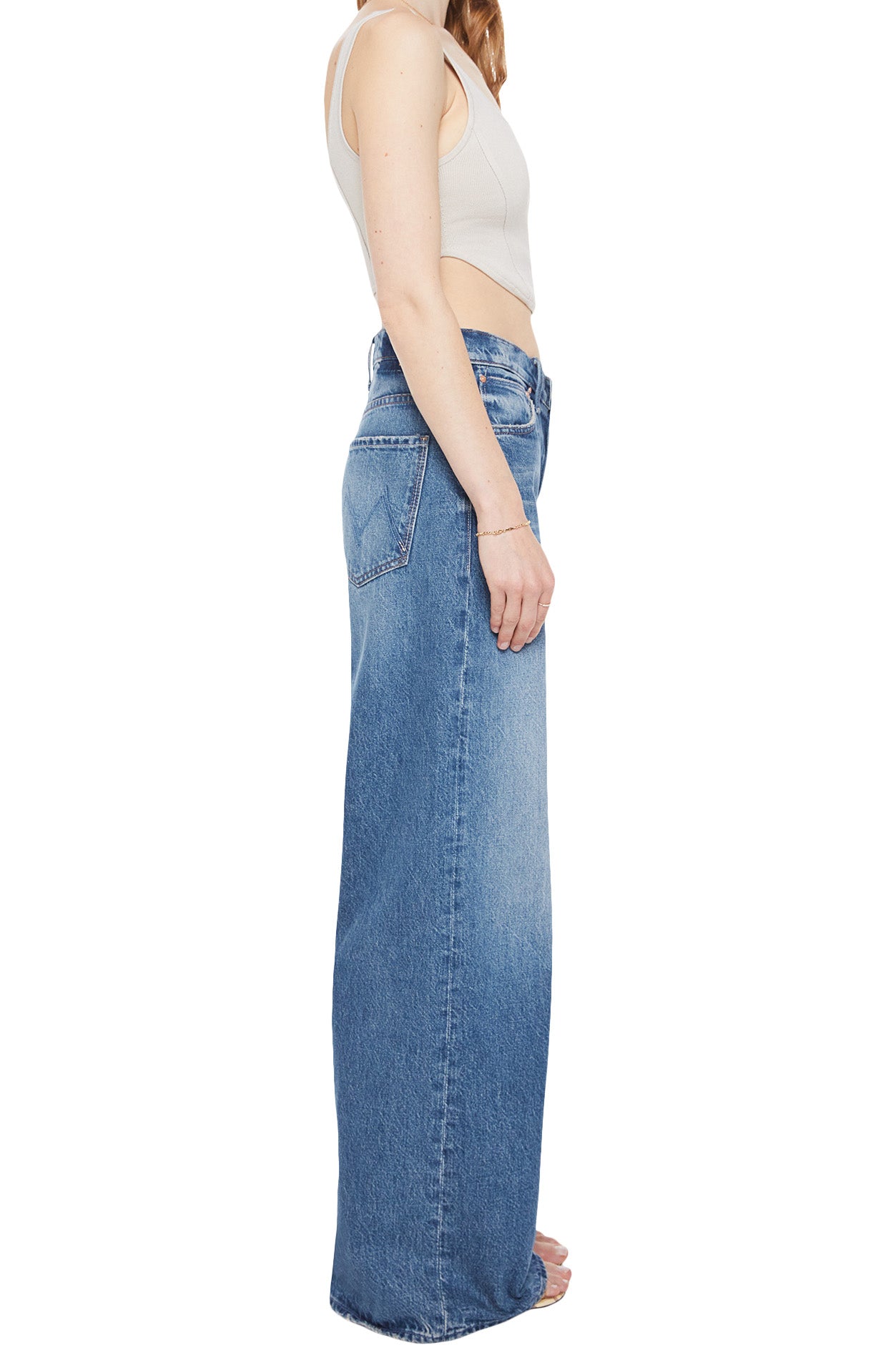 MOTHER Denim Ditcher Roller Zip Sneak in Remember When MOTHER Denim Ditcher Roller Zip Sneak in Remember When