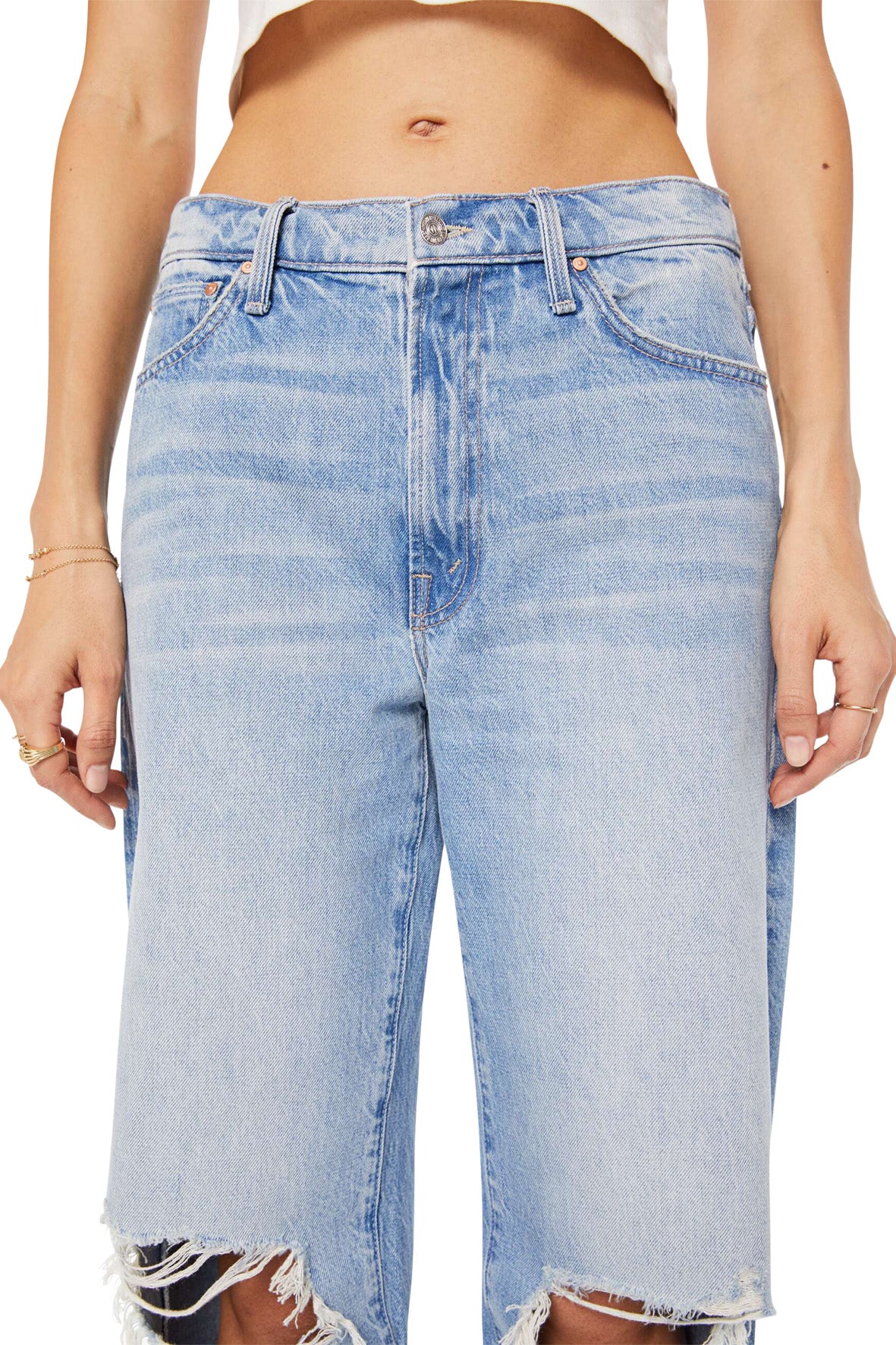 MOTHER Denim Dodger Sneak in Floral Frenzy