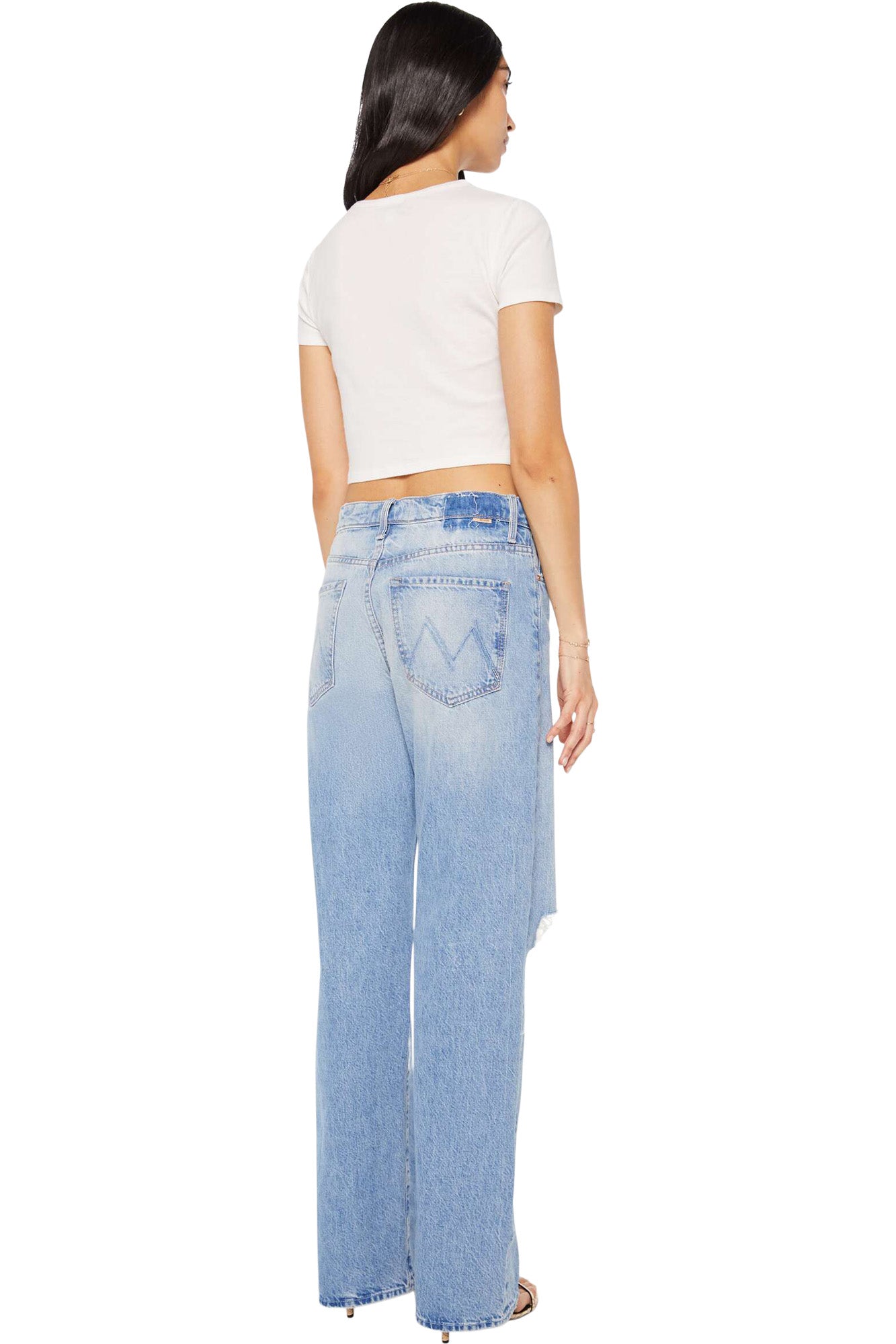 MOTHER Denim Dodger Sneak in Floral Frenzy