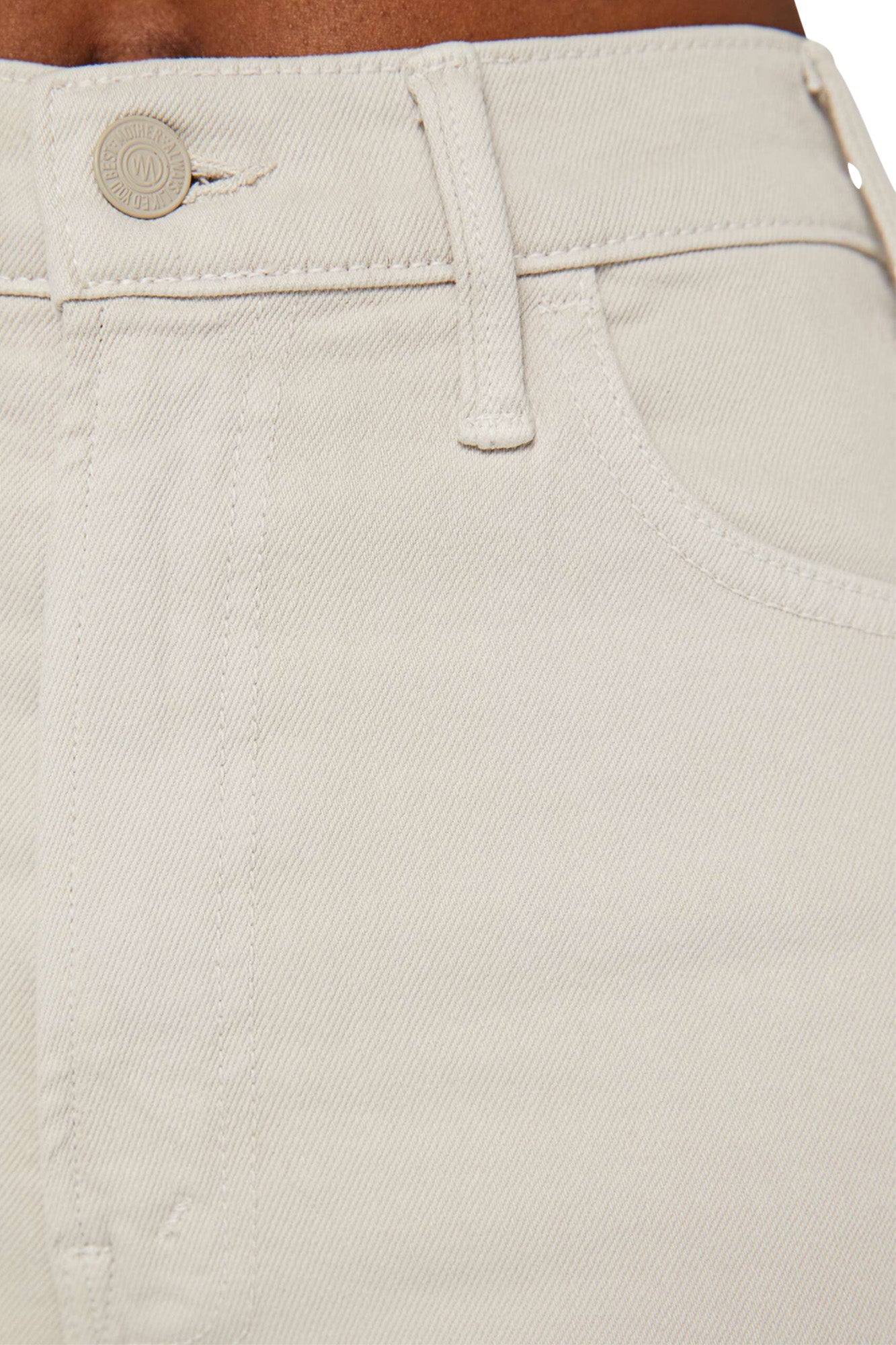 MOTHER Denim Hustler Flood in Feather Grey