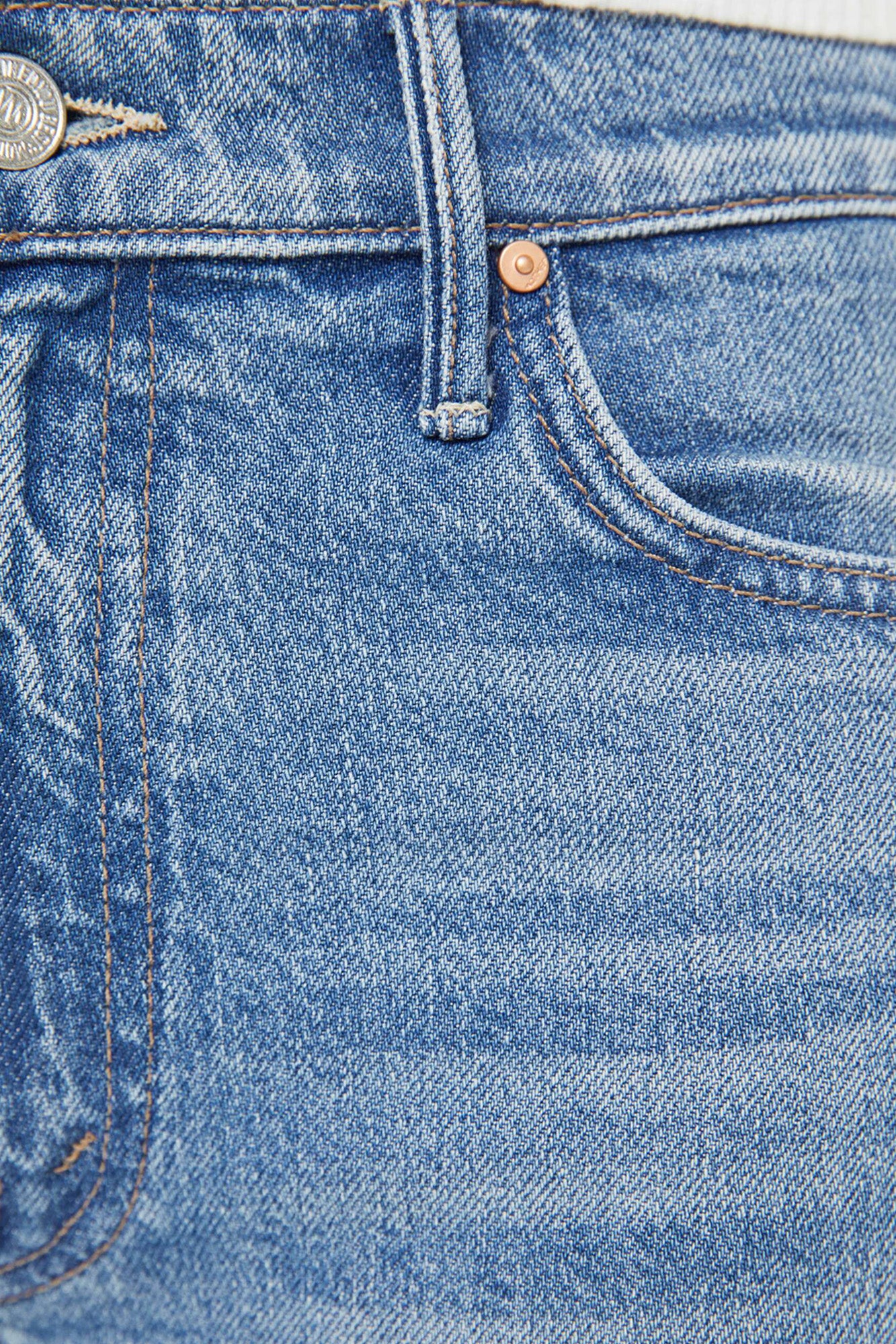 MOTHER Denim Kick It Ankle in Birds Gone Wild