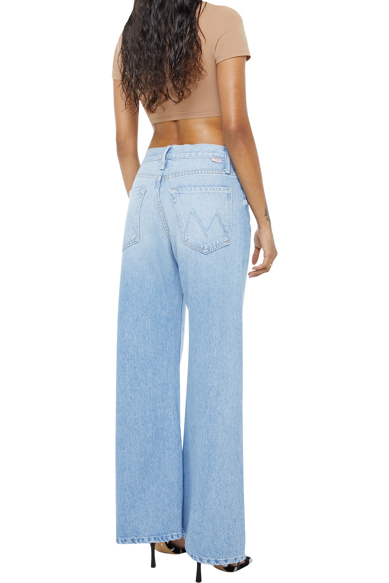 MOTHER Denim Lil Lemon Twist Sneak in Munchies