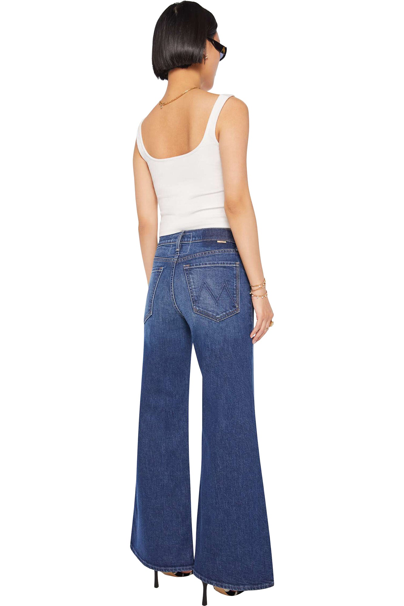 MOTHER Denim Lil Tomcat Roller Skimp in Perfectly Imperfect