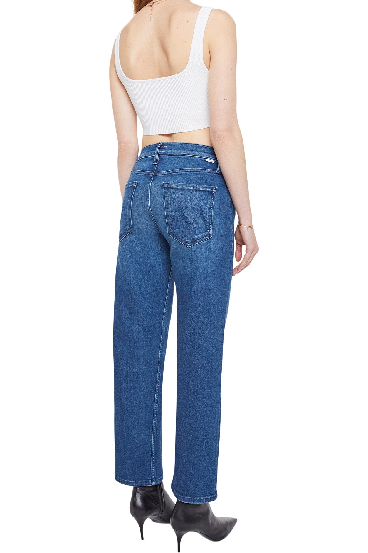 MOTHER Denim Newbie Ankle in Nip it in the Butt