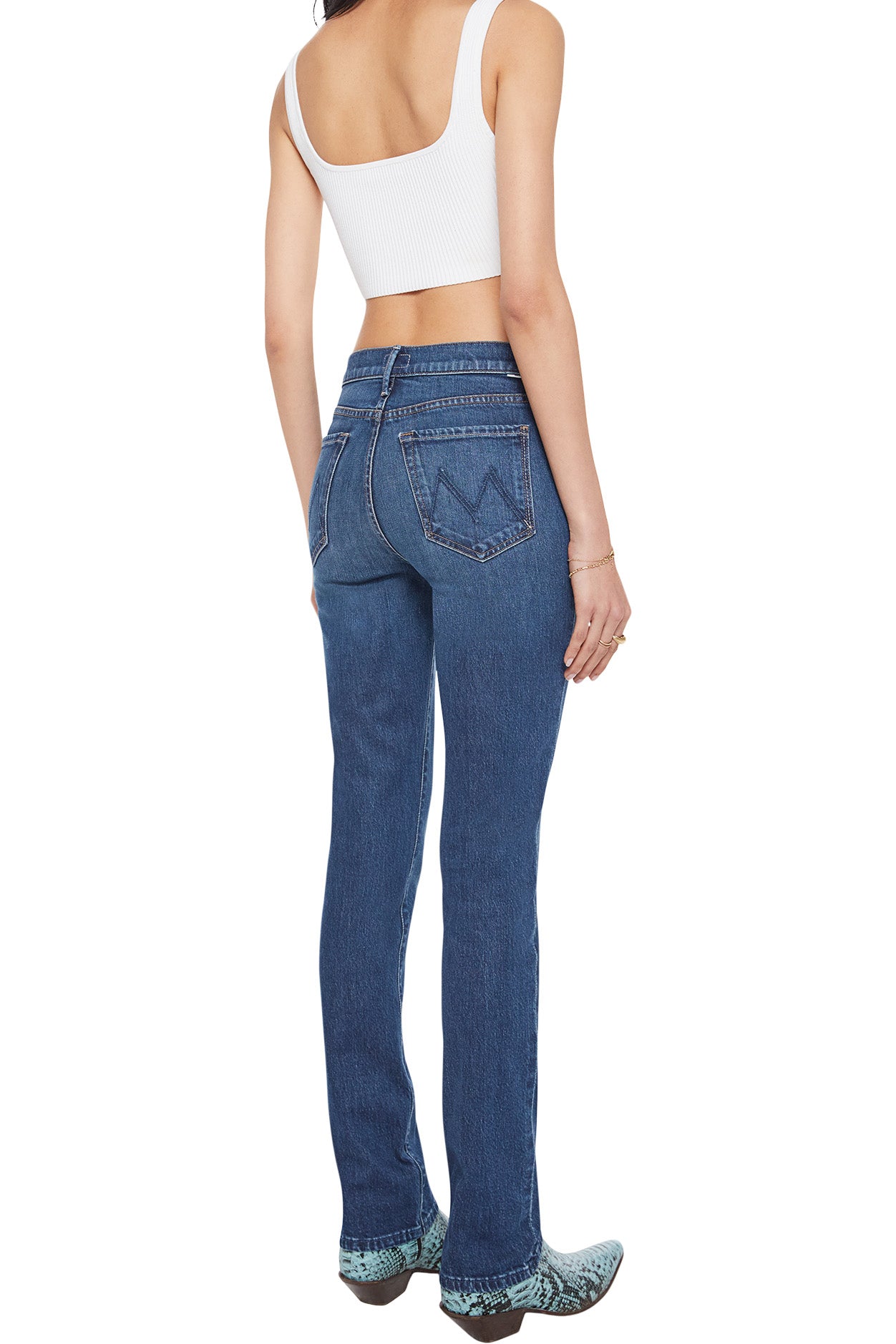 MOTHER Denim Rascal Skimp in Shine On