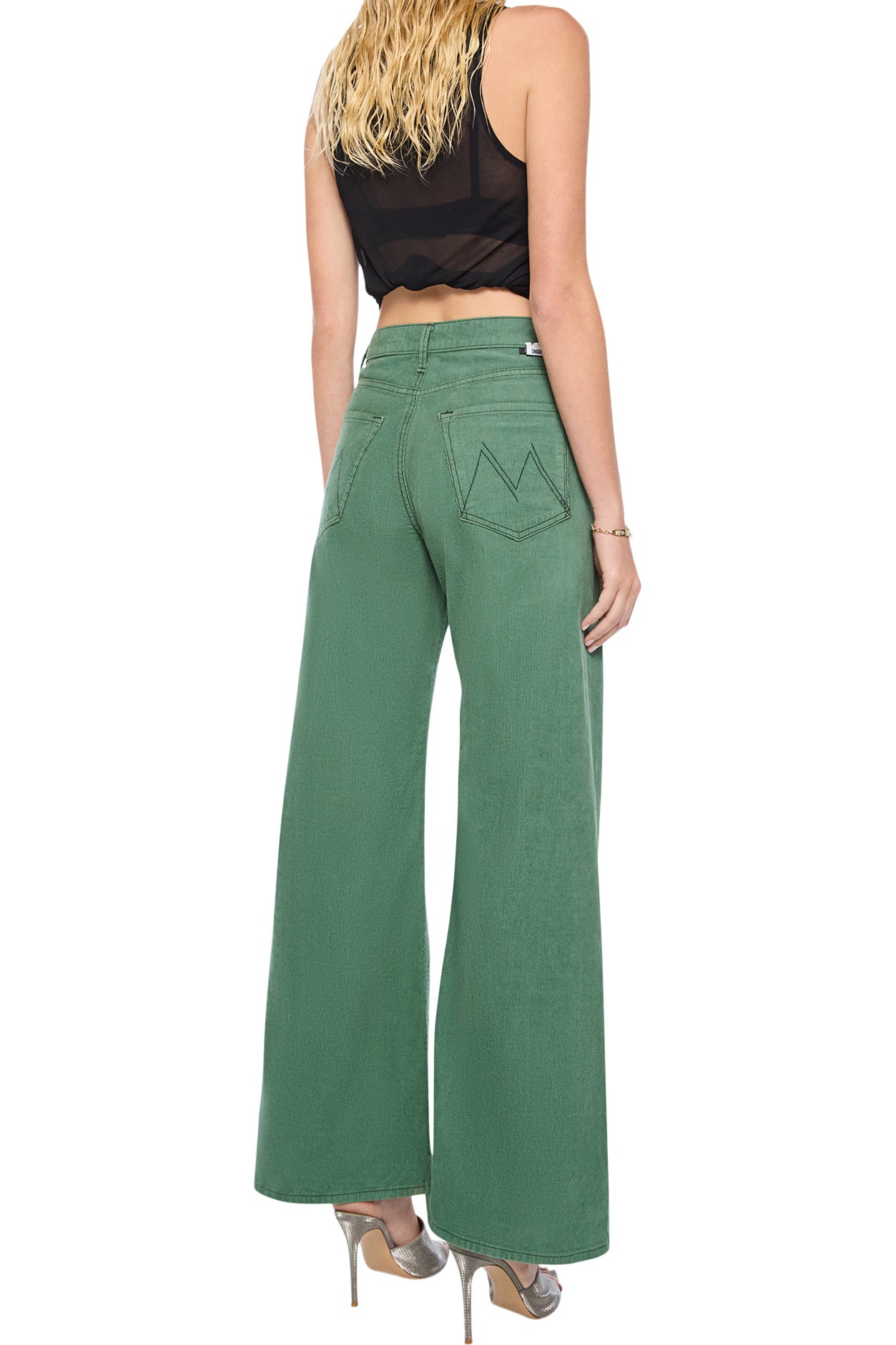 MOTHER Denim SNACKS! The Lemon Twist Sneak in Dark Ivy