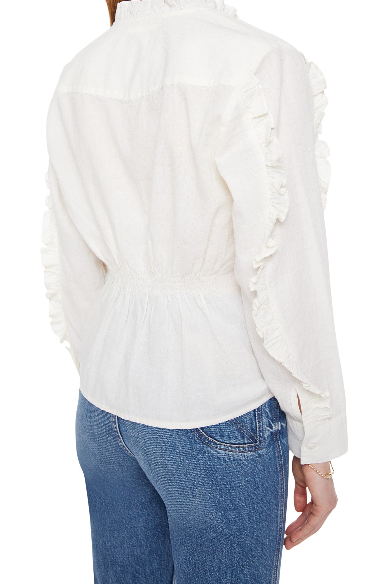 MOTHER Denim Shakespeare in The Park in Off White