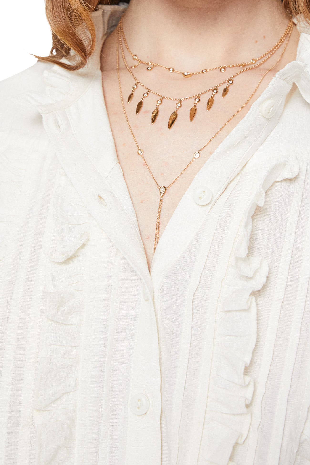 MOTHER Denim Shakespeare in The Park in Off White