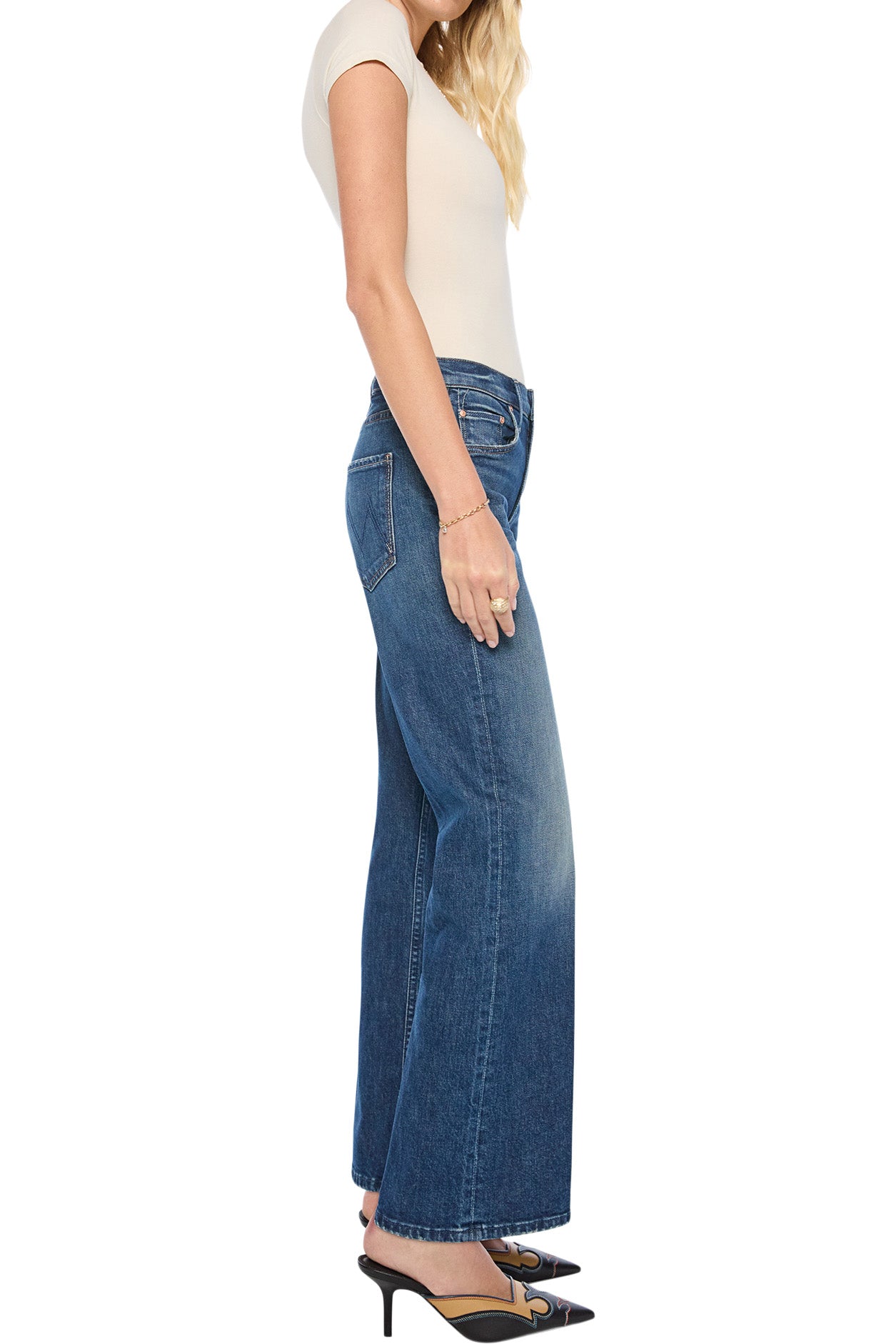 MOTHER Denim The Bookie Sneak in Buckaroo