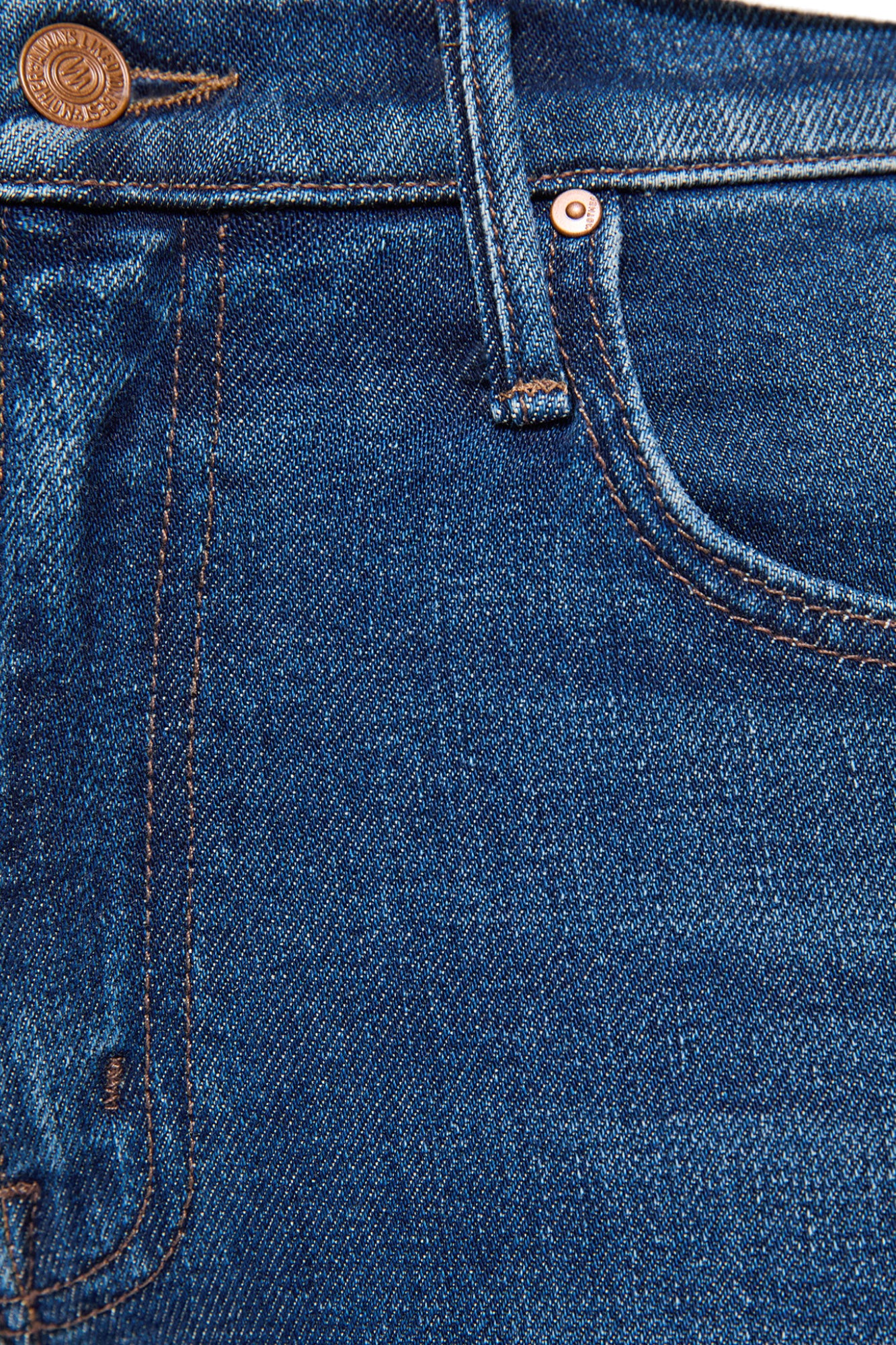 MOTHER Denim The Insider Ankle Step Fray High Rise Jeans in Cosmic Cowgirl
