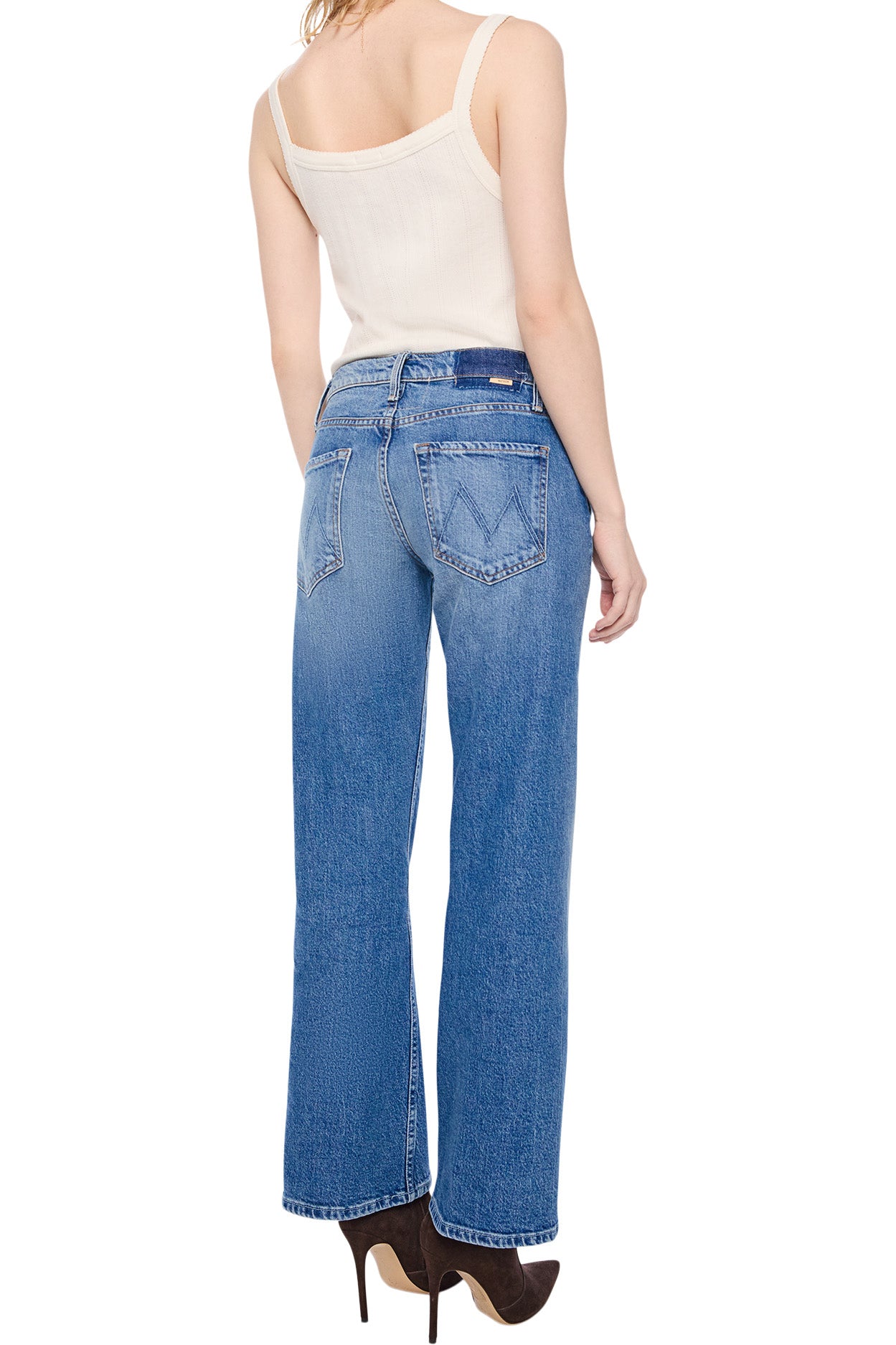 MOTHER Denim The Lil Bookie Twist Skimp in Just an Animal