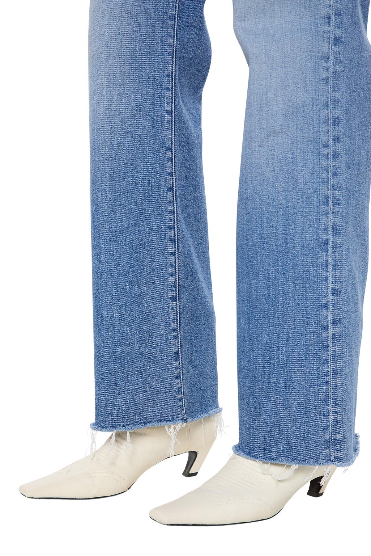 MOTHER Denim The Mid Rise Maven Skimp Fray in Diggin' It