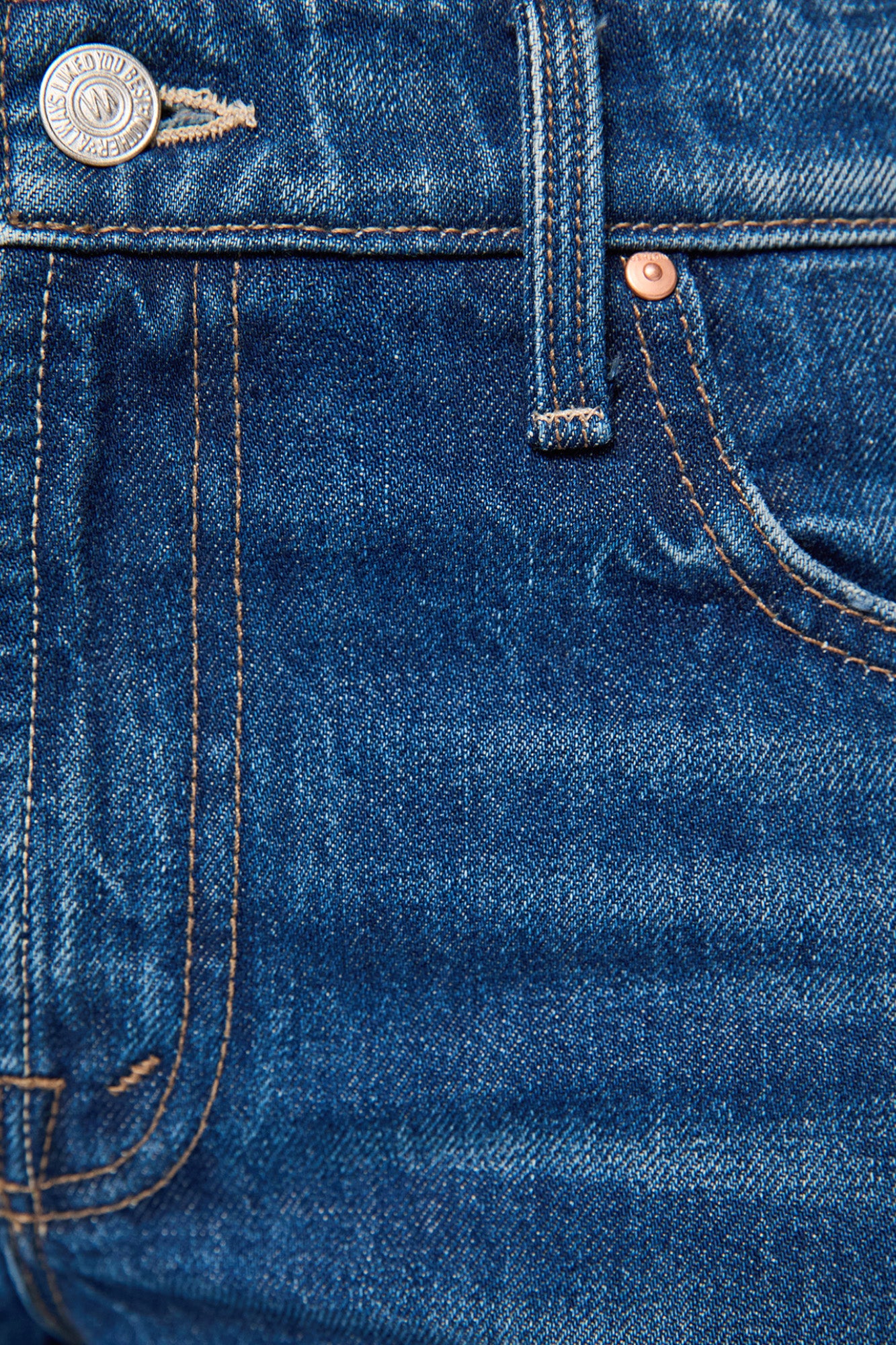 MOTHER Denim The Mid Rise Rambler Skimp in Call Me Wild