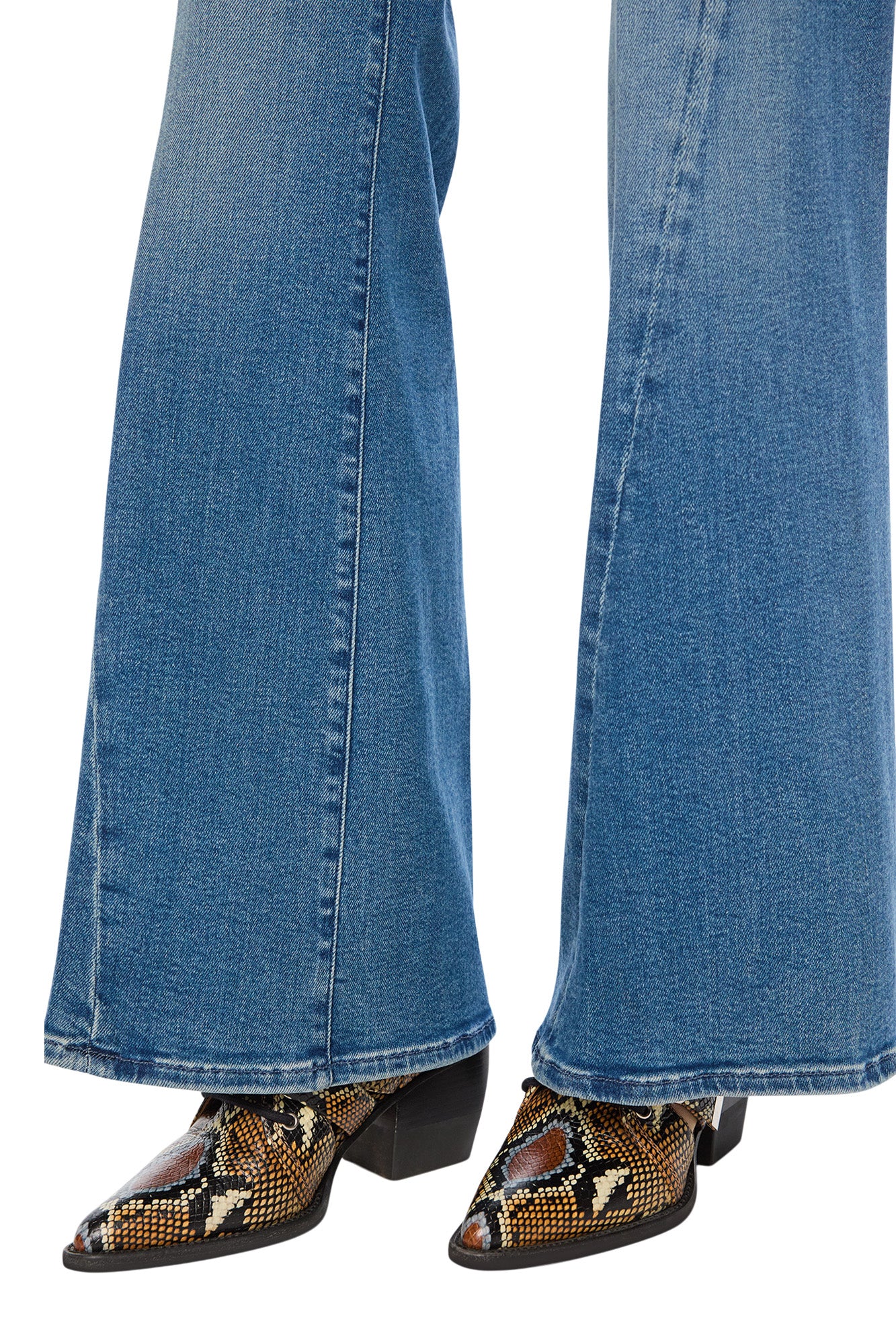 MOTHER Denim The Mid Rise Sidestepper Twist Sneak in Strike it Rich