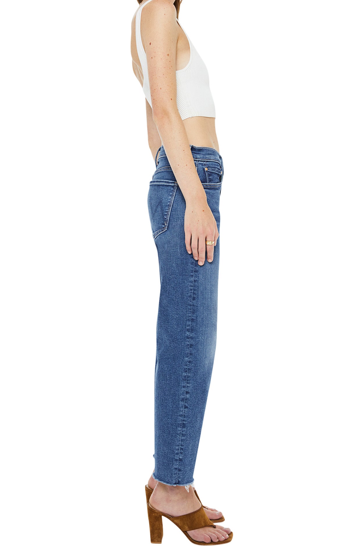 MOTHER Denim Newbie Ankle in Prized Possession