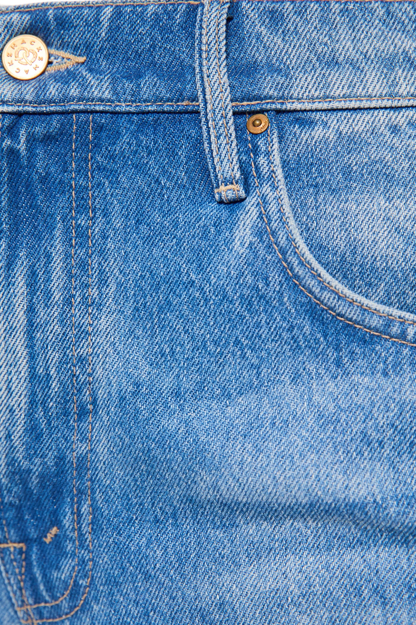 MOTHER Denim SNACKS! The Striped Resealable Skimp in Quik