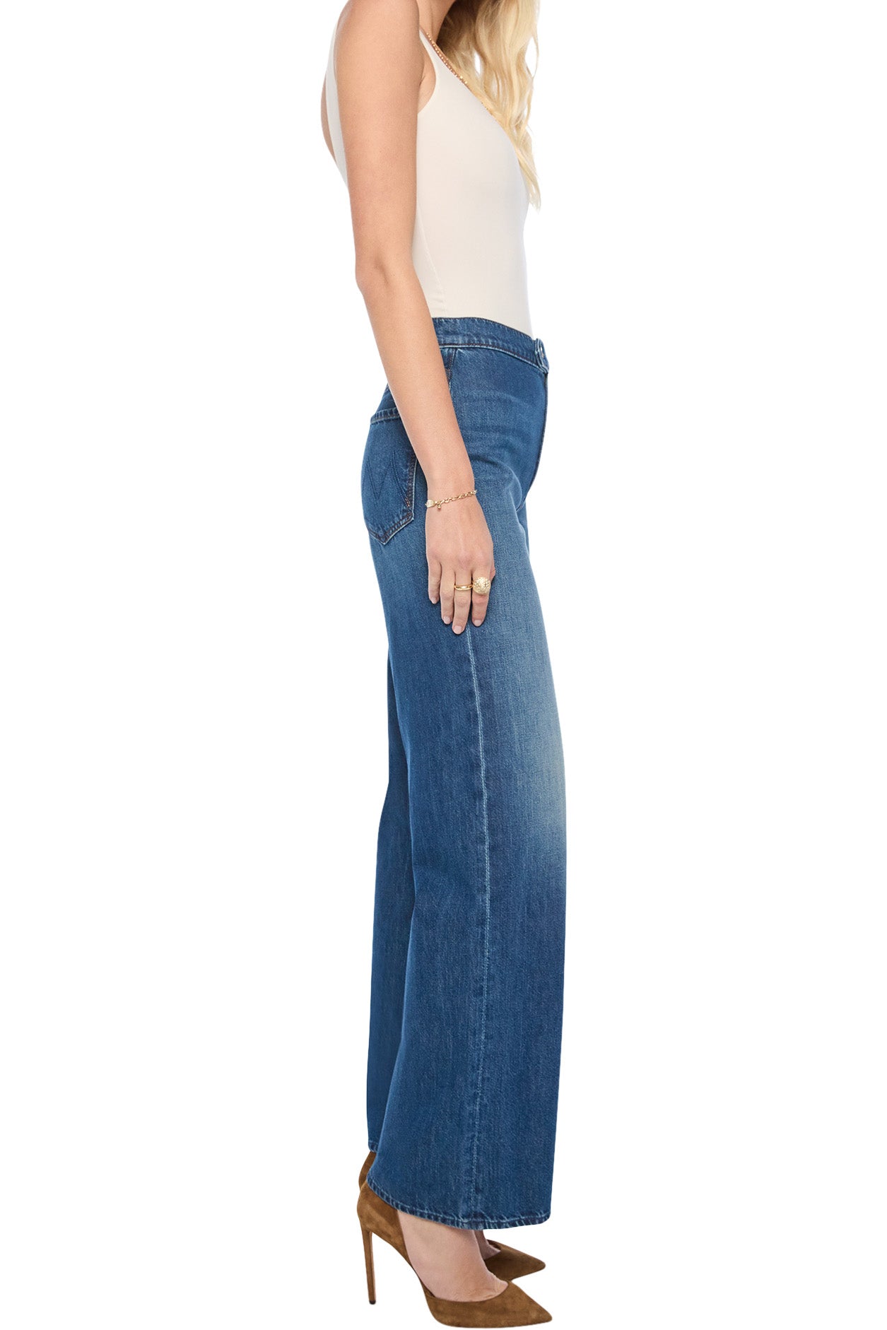 MOTHER Denim The Tab Rerun Zip Sneak in Bad Date