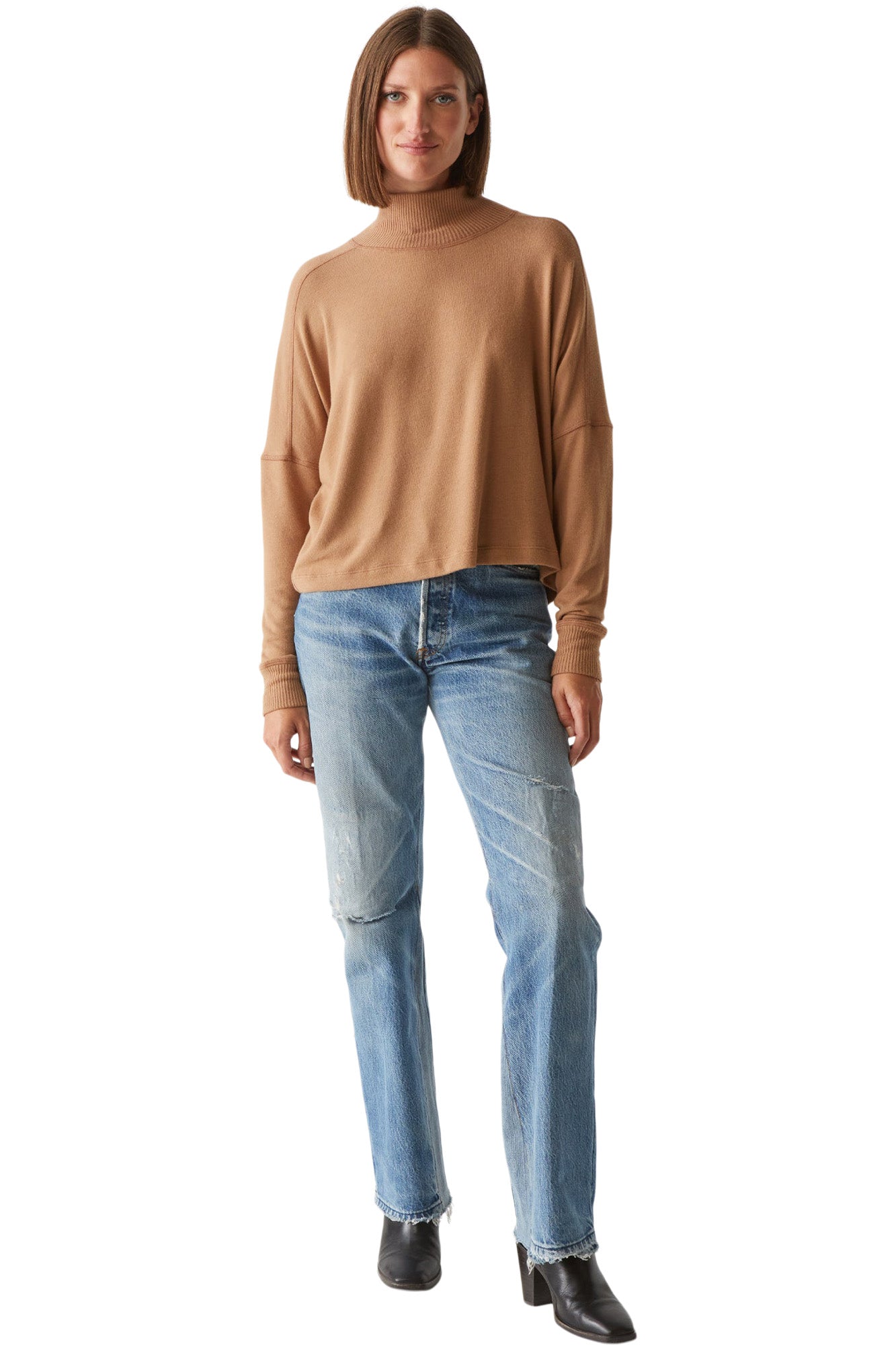 Michael Stars Friday Mock Neck Top