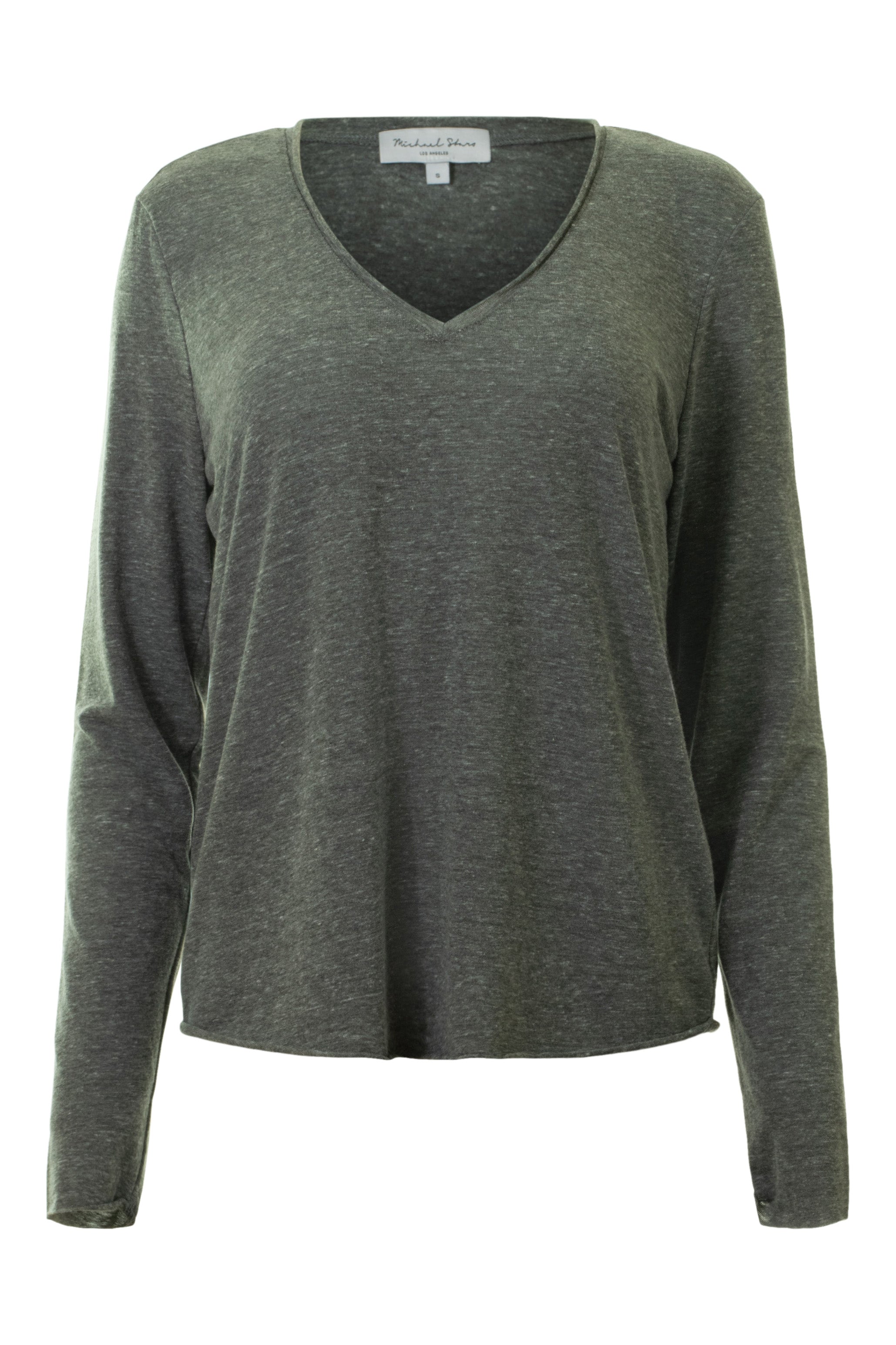 Michael Stars Kailee V-neck Long Sleeve Tee