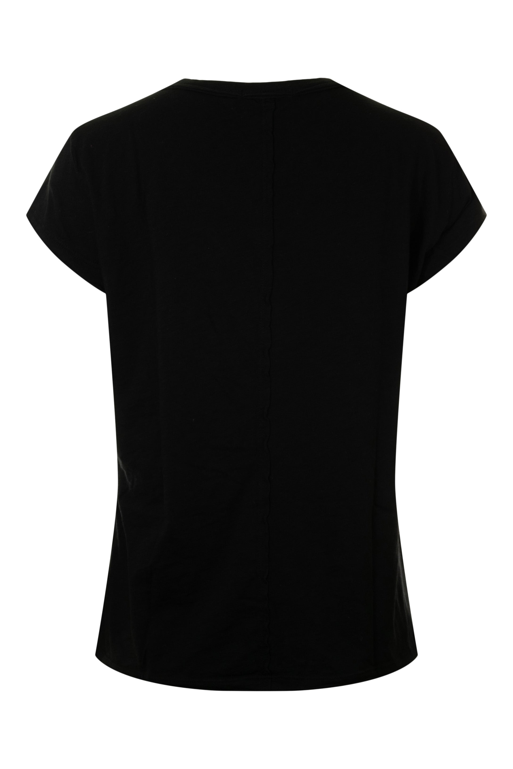 Michael Stars Baxter V-neck Raw Edge Tee