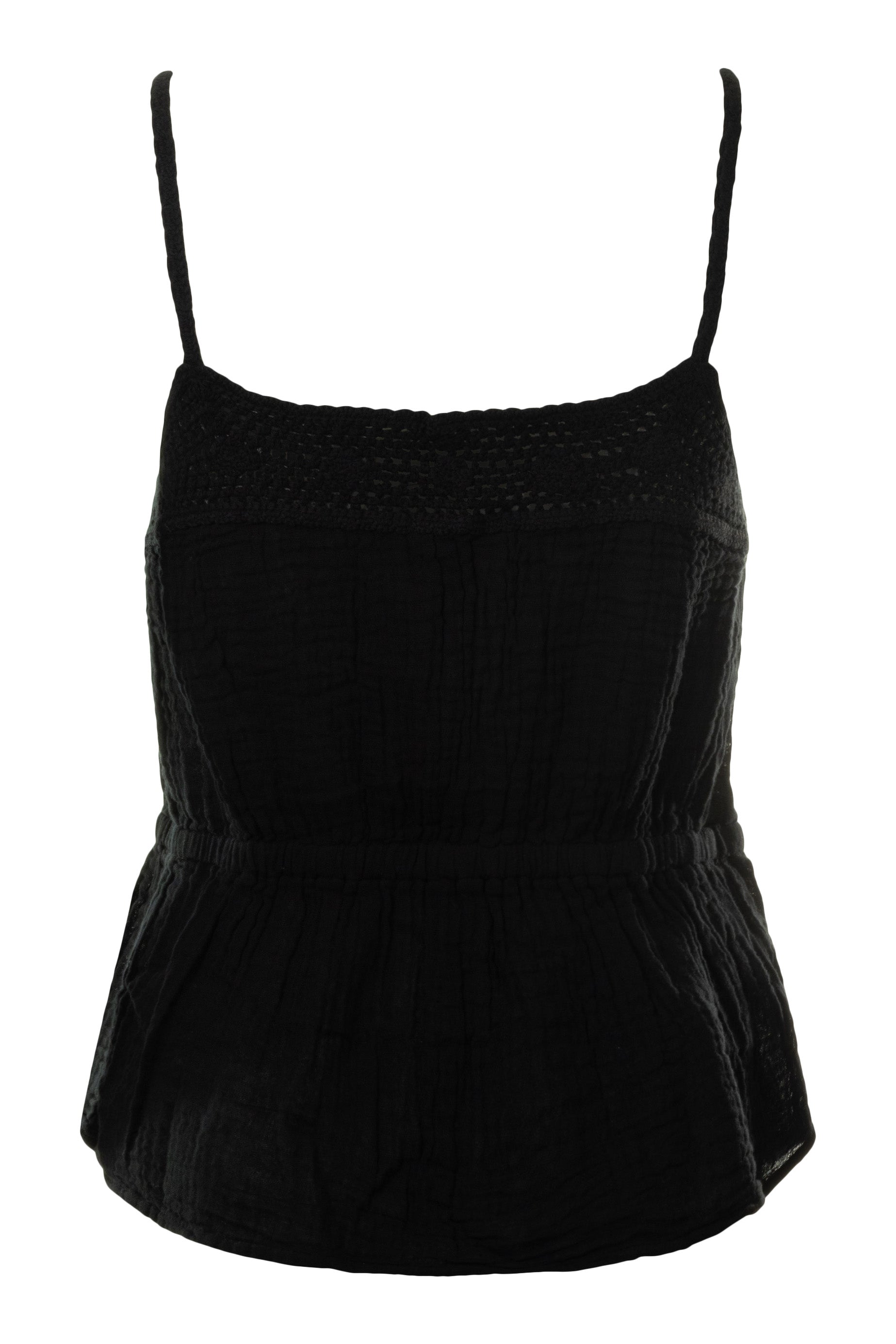 Michael Stars Dahlia Waist Tie Tank in Black