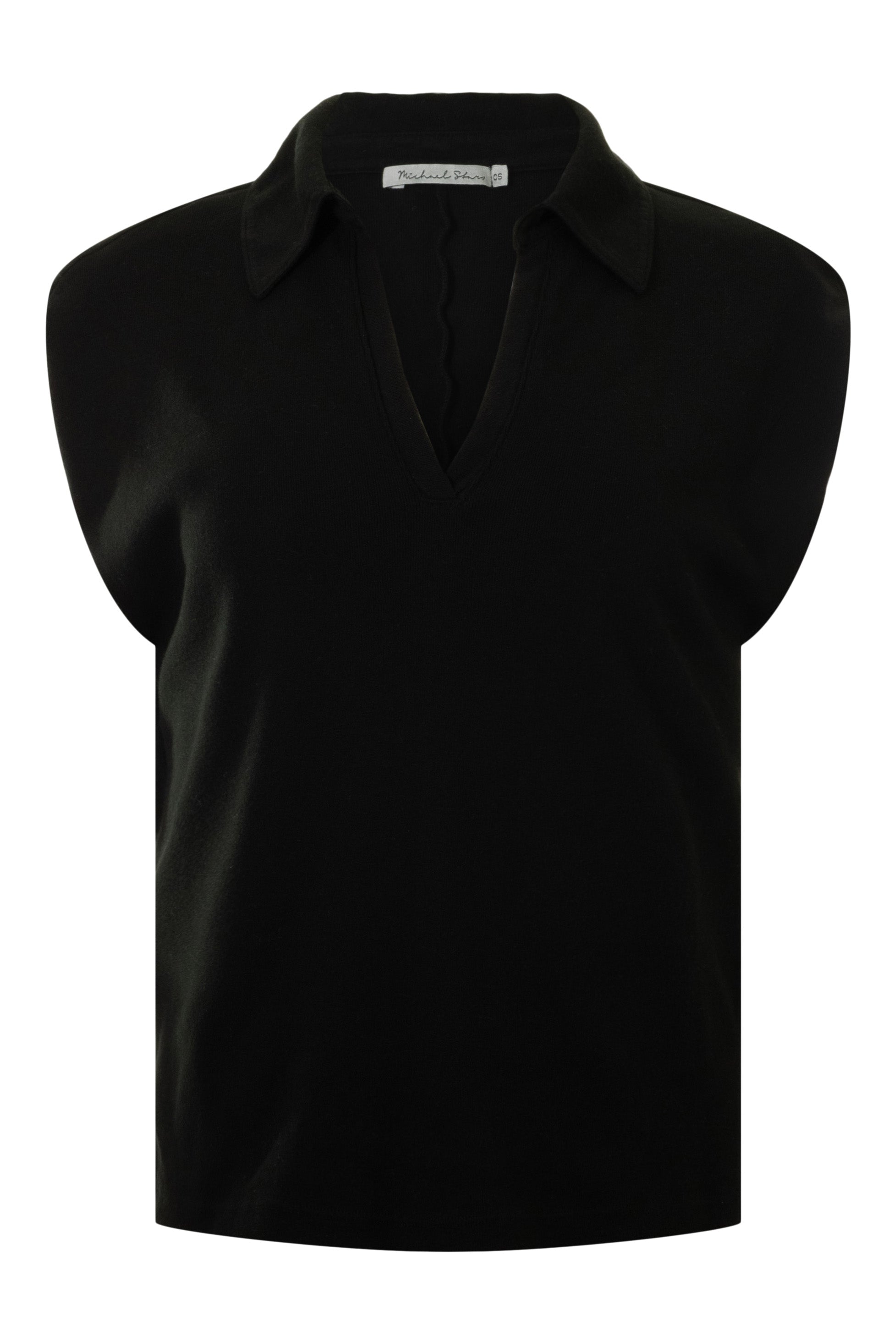 Michael Stars Faye Power Shoulder Polo