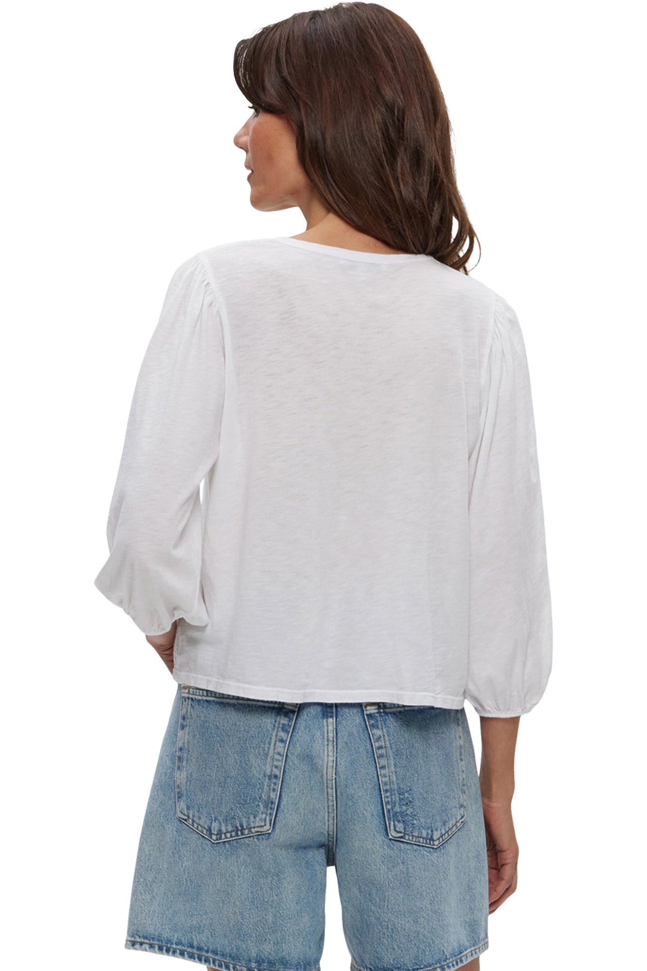 Michael Stars Gabi Puff Sleeve Top