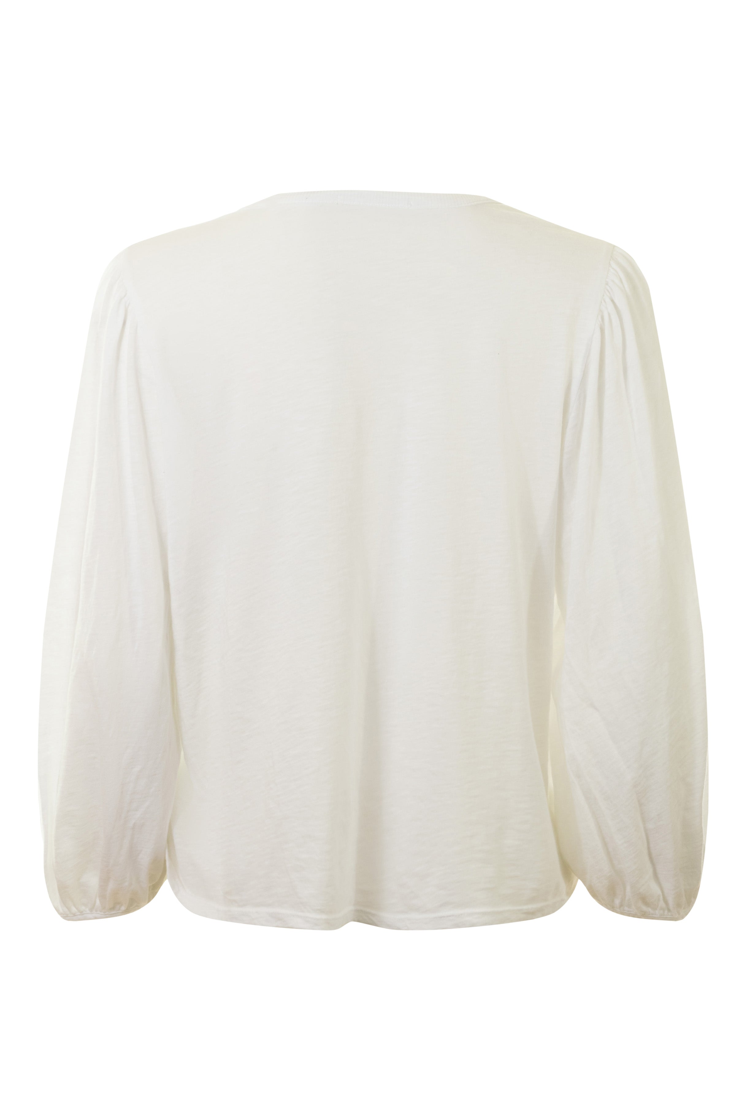 Michael Stars Gabi Puff Sleeve Top in White