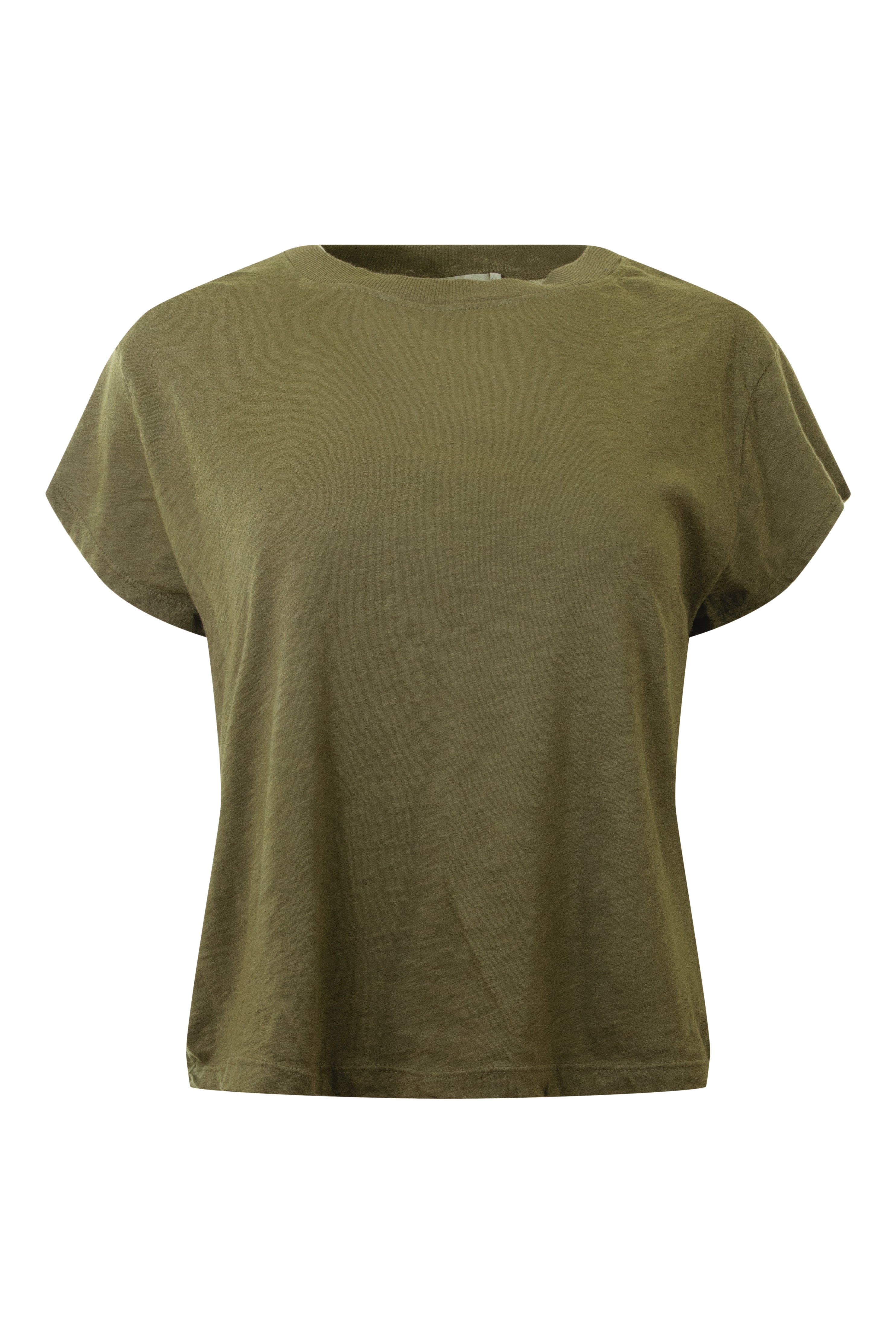 Michael Stars Grayson Cropped Crewneck Tee