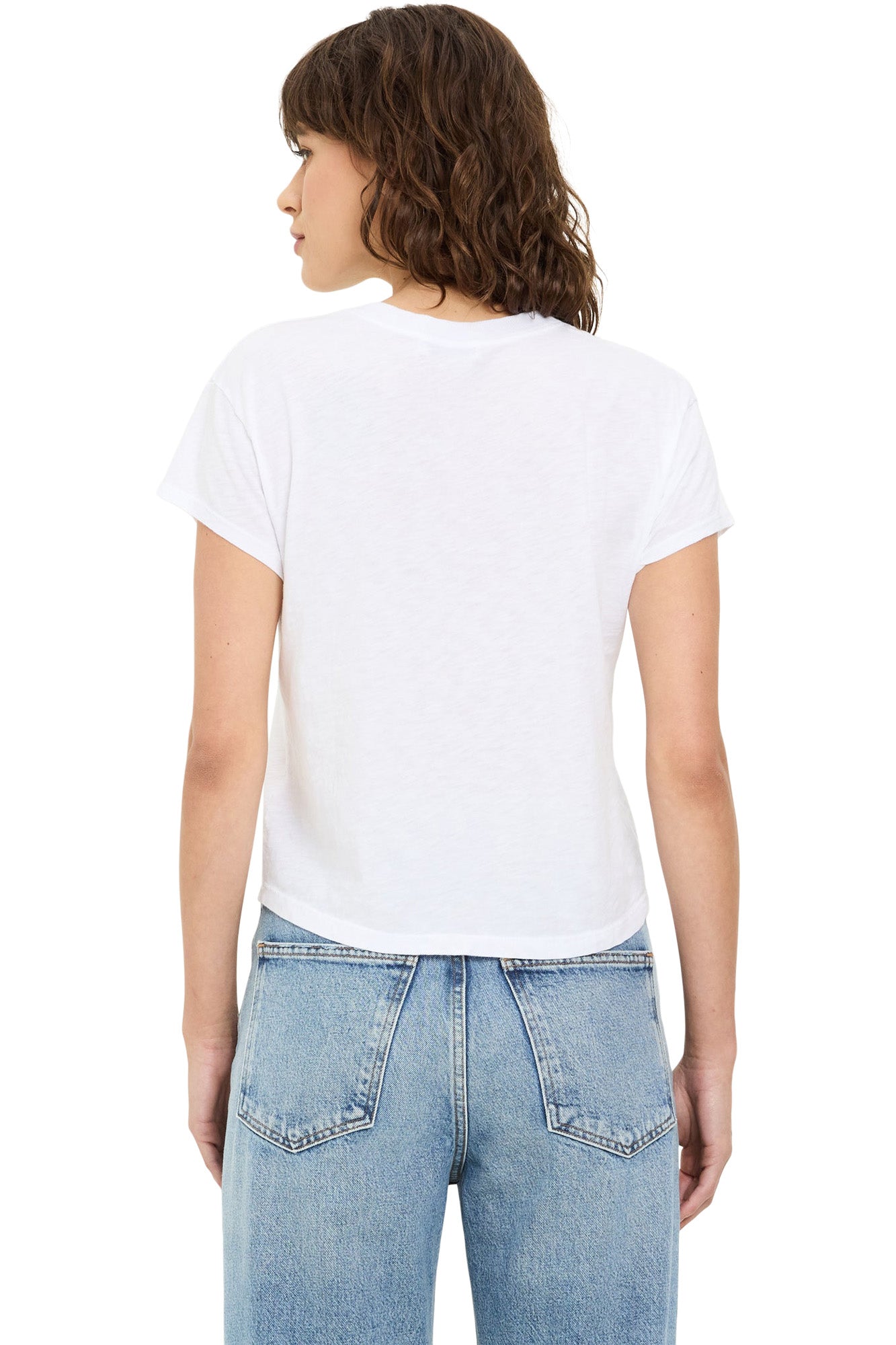 Michael Stars Grayson Cropped Crewneck Tee