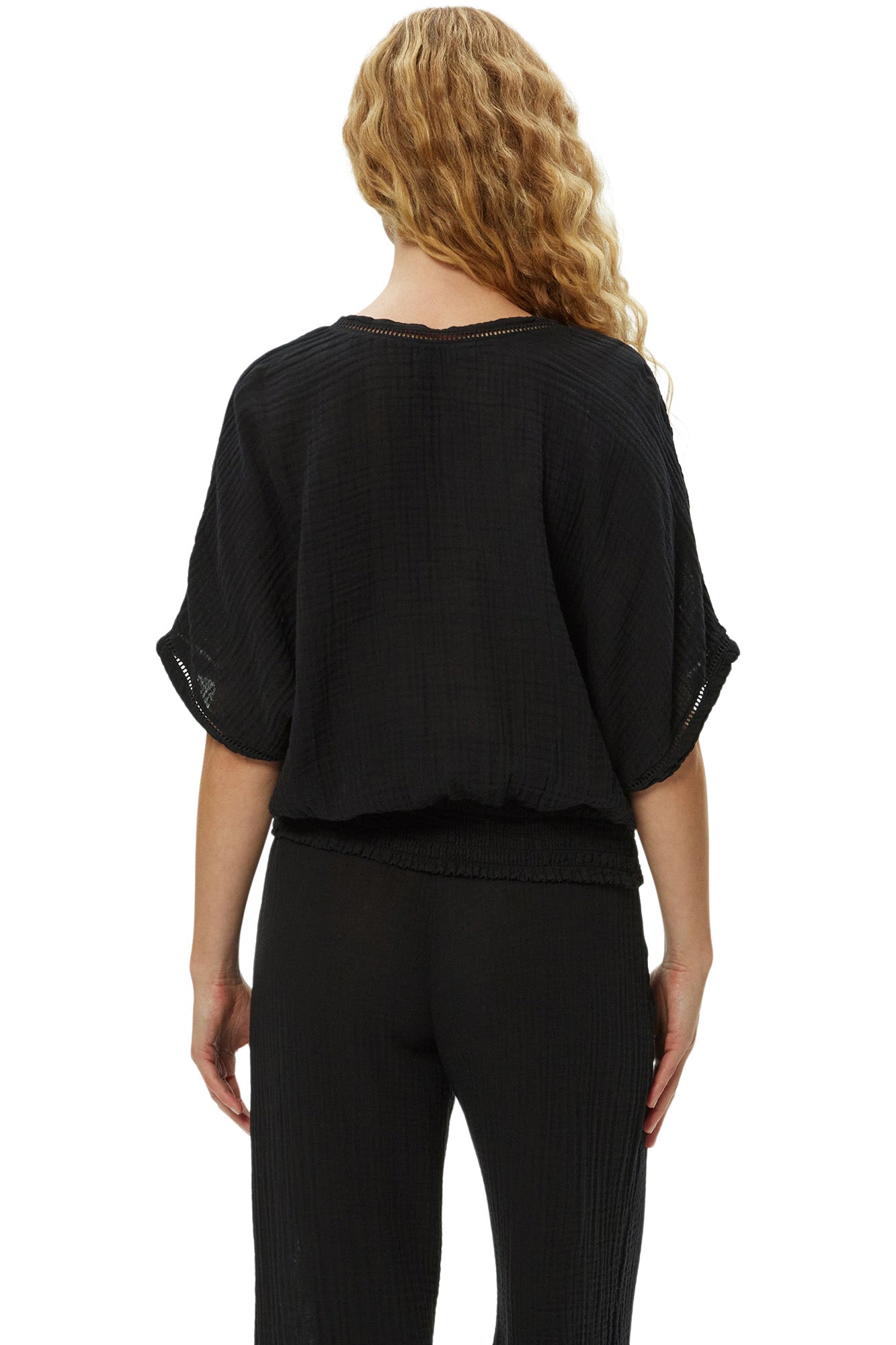 Michael Stars Imani Cropped Dolman Sleeve Top