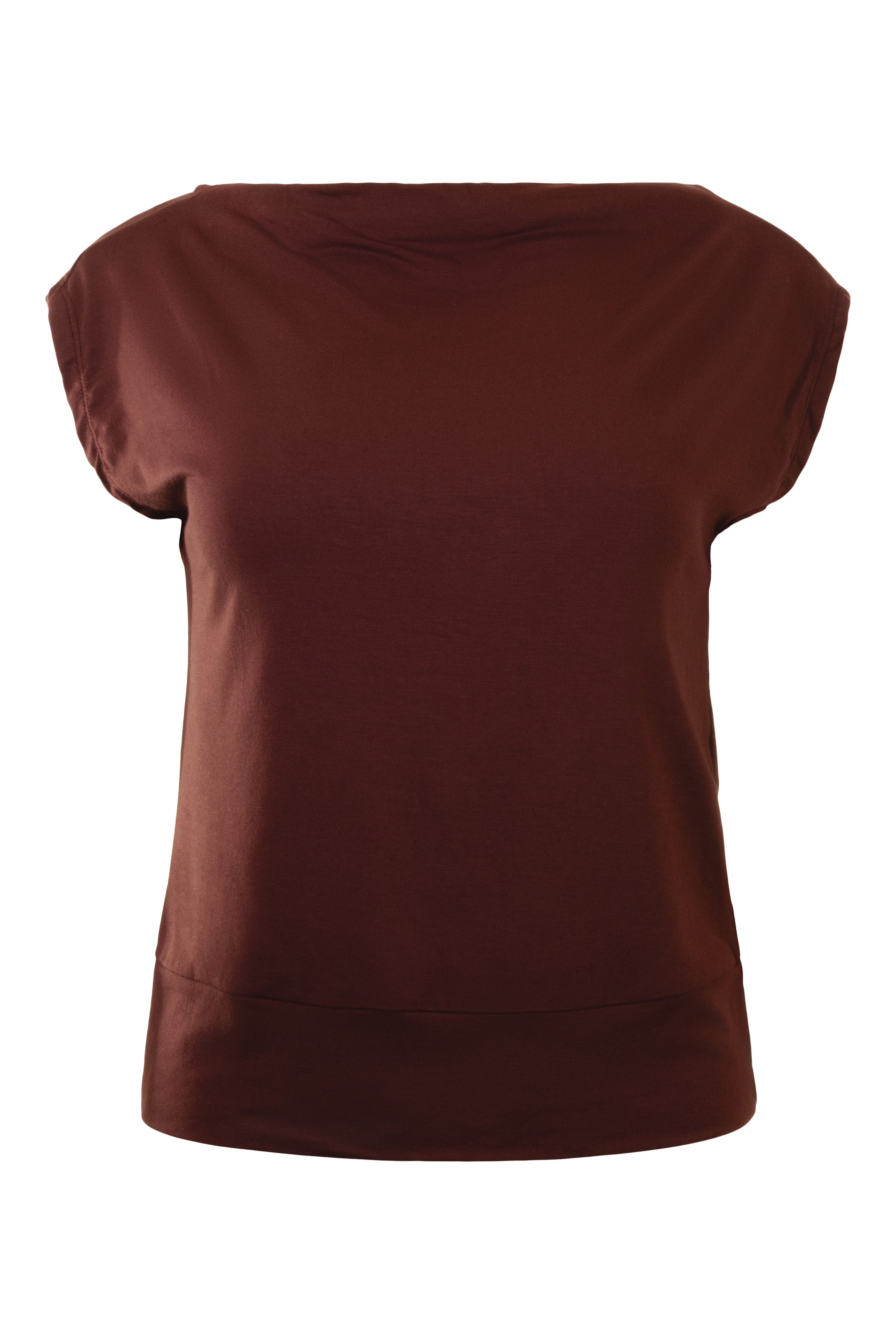 Michael Stars Ines On Off Shoulder Banded Top in Port Royale