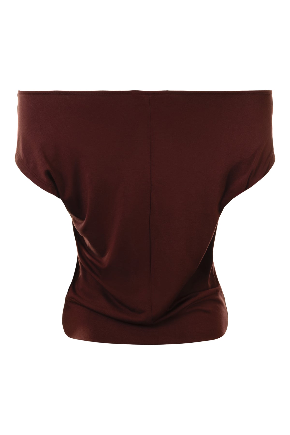 Michael Stars Ines On Off Shoulder Banded Top in Port Royale