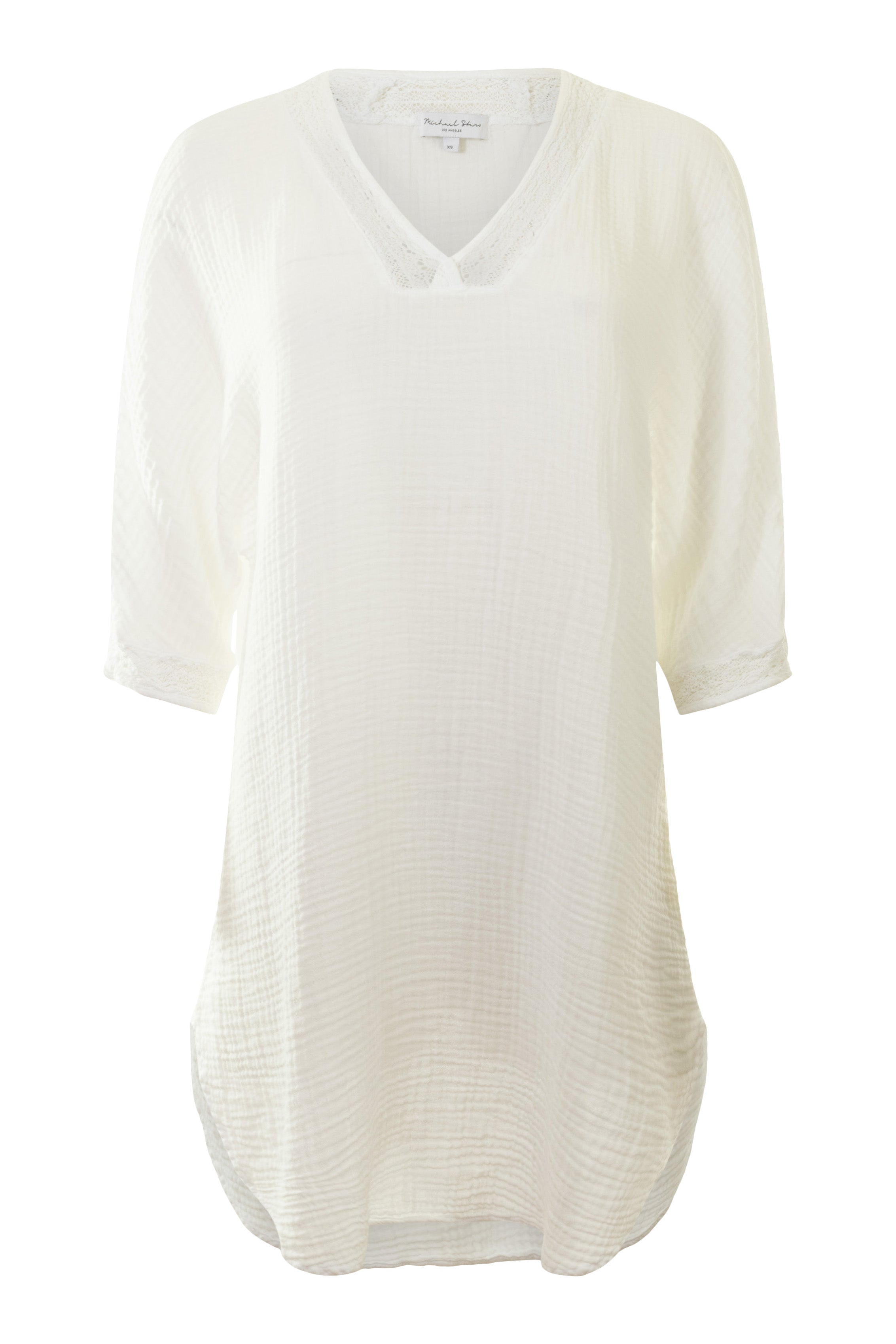 Michael Stars Jolie Ruana Dress in White