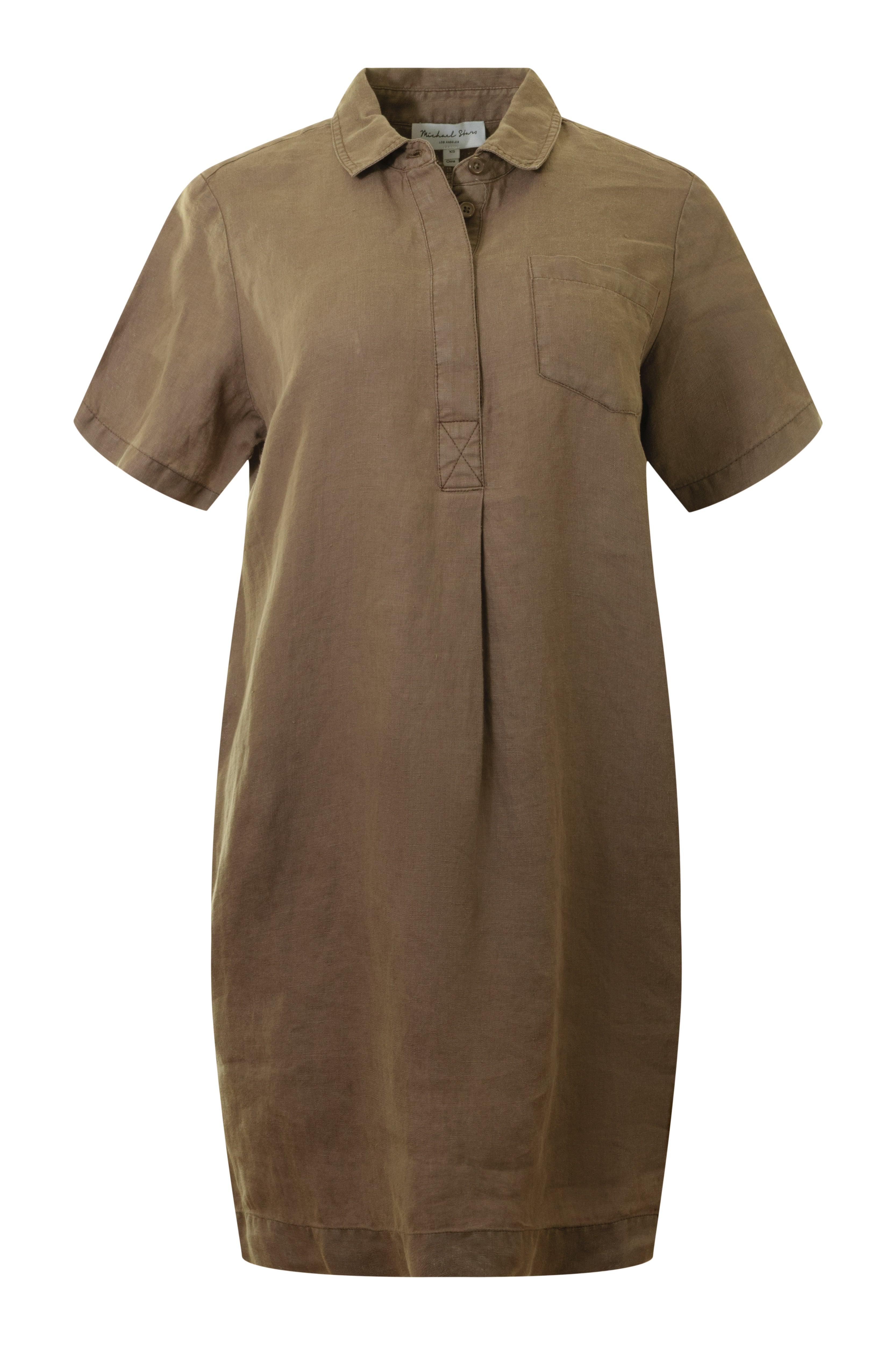Michael Stars Ola Utility Dress in Quicksand