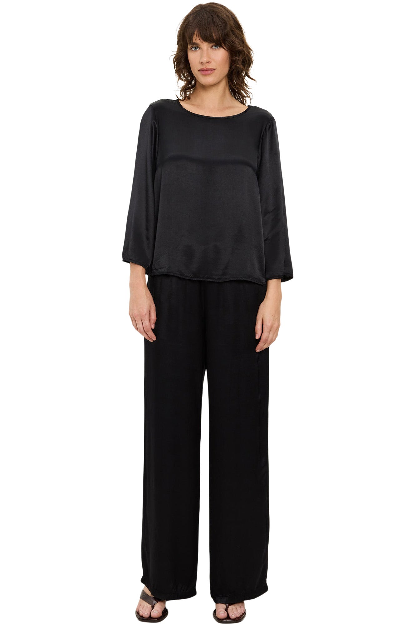 Michael Stars Rachelle Wide Boat Neck Top