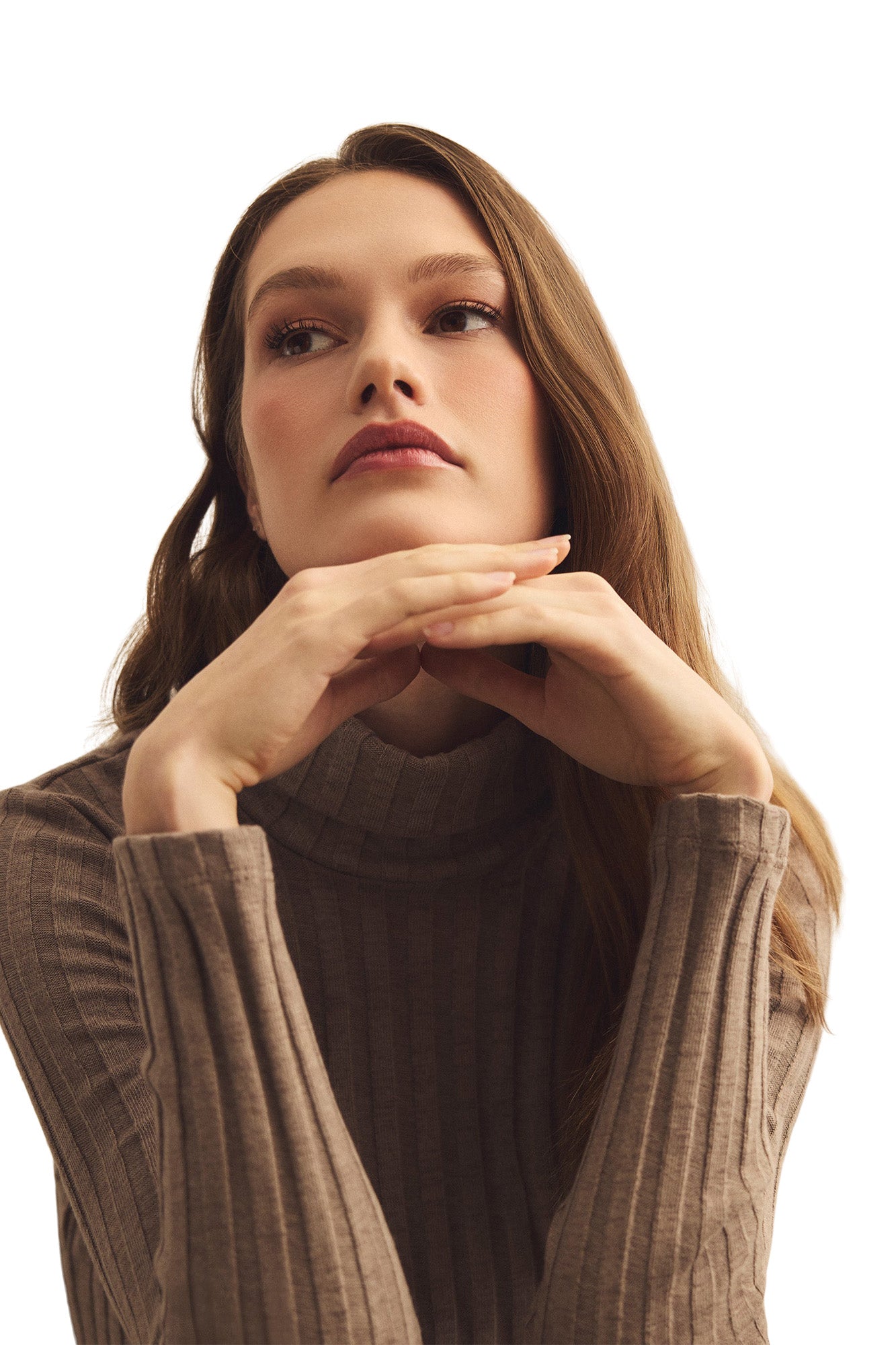 Michael Stars Riley Turtleneck in Cobblestone