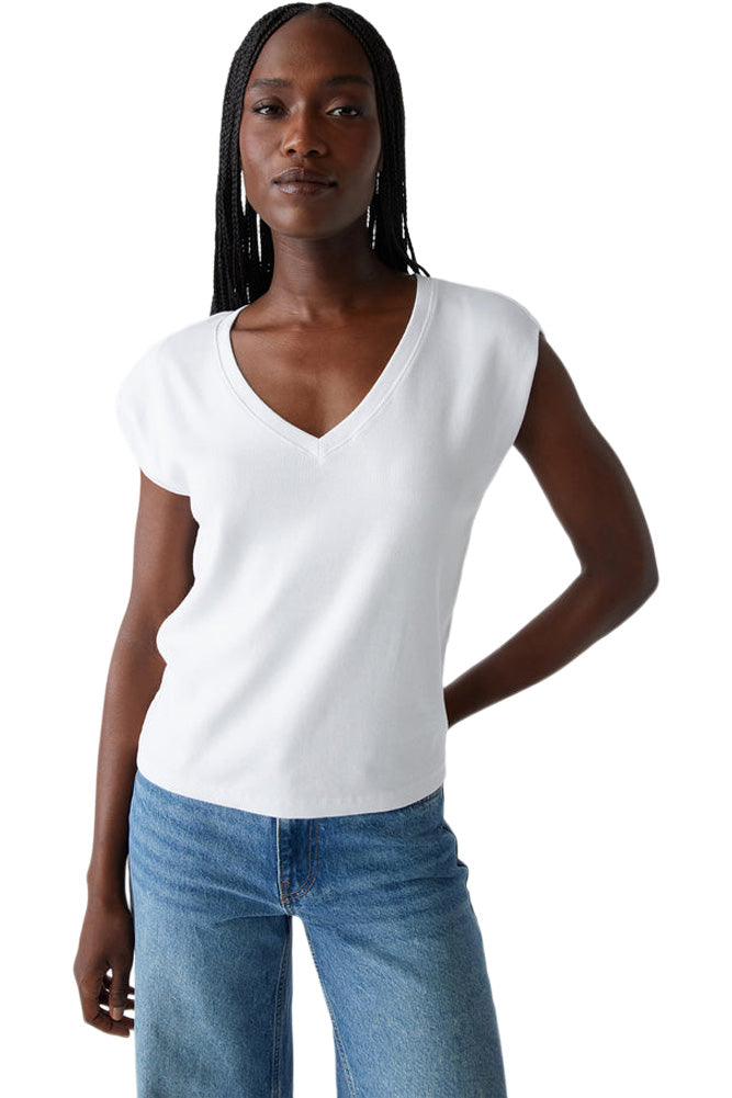 Michael Stars Tati Power Shoulder T-shirt