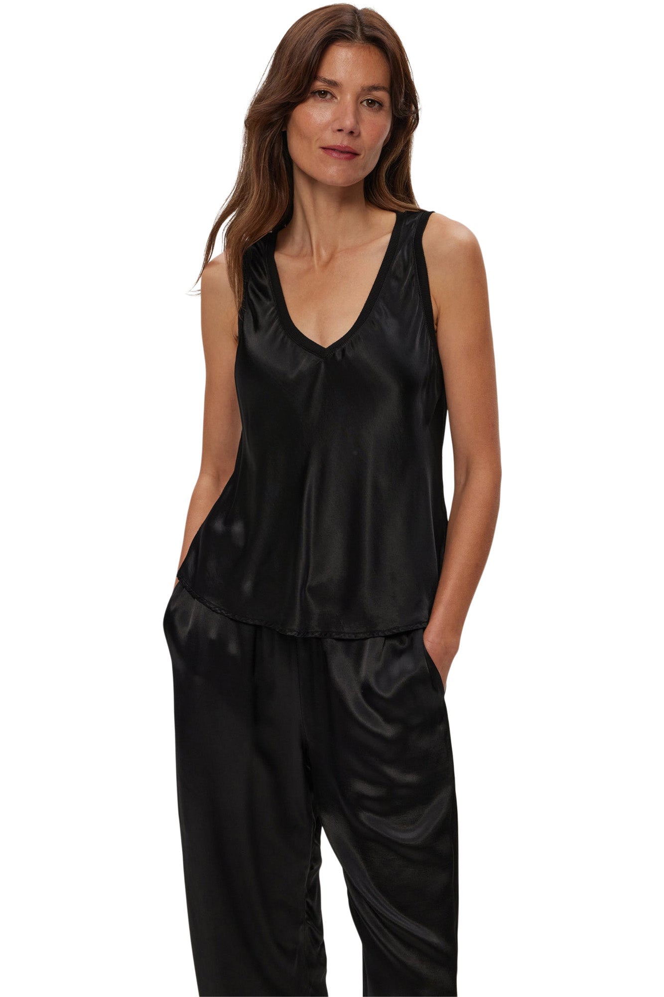 Michael Stars Liz V-neck Tank