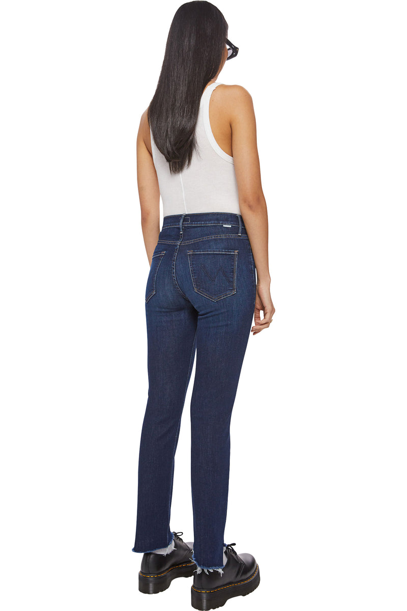 MOTHER Denim The Mid Rise Dazzler Jeans in Off Limits