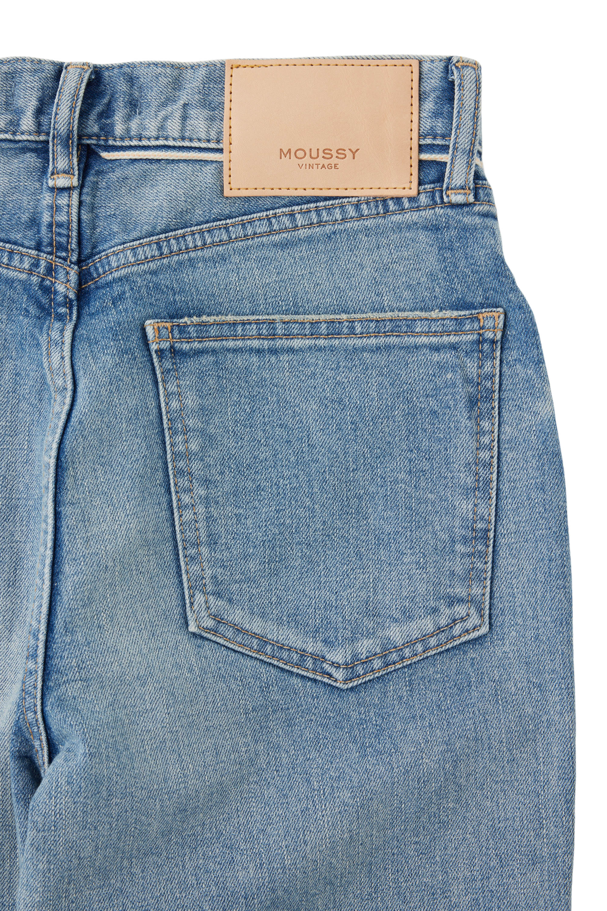 Moussy Denim Richland Boyskinny in Light Blue