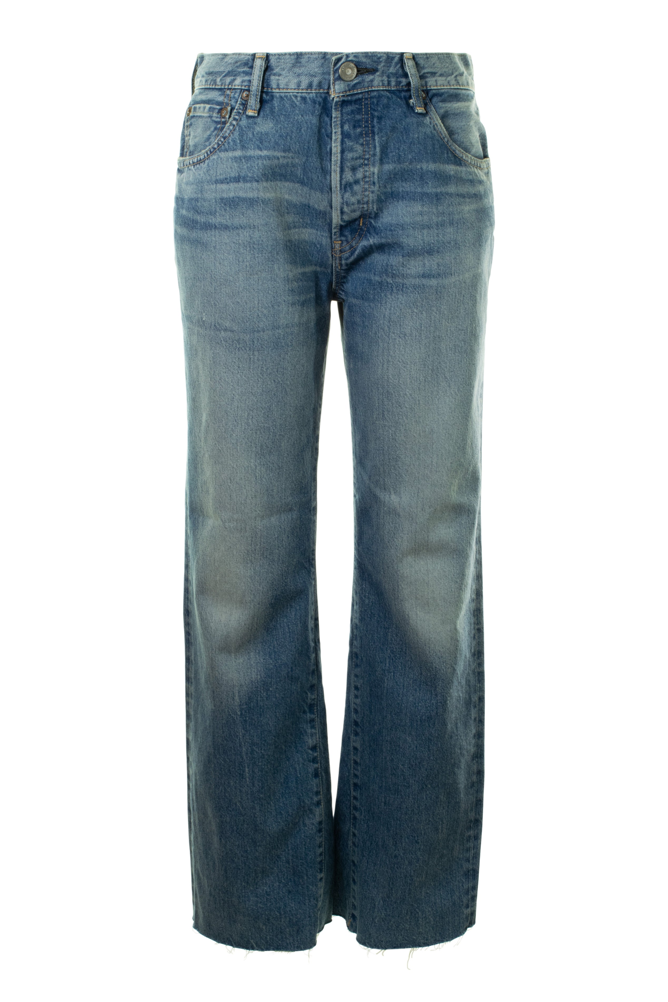 Moussy Denim Atlantis Remake Flare in Blue
