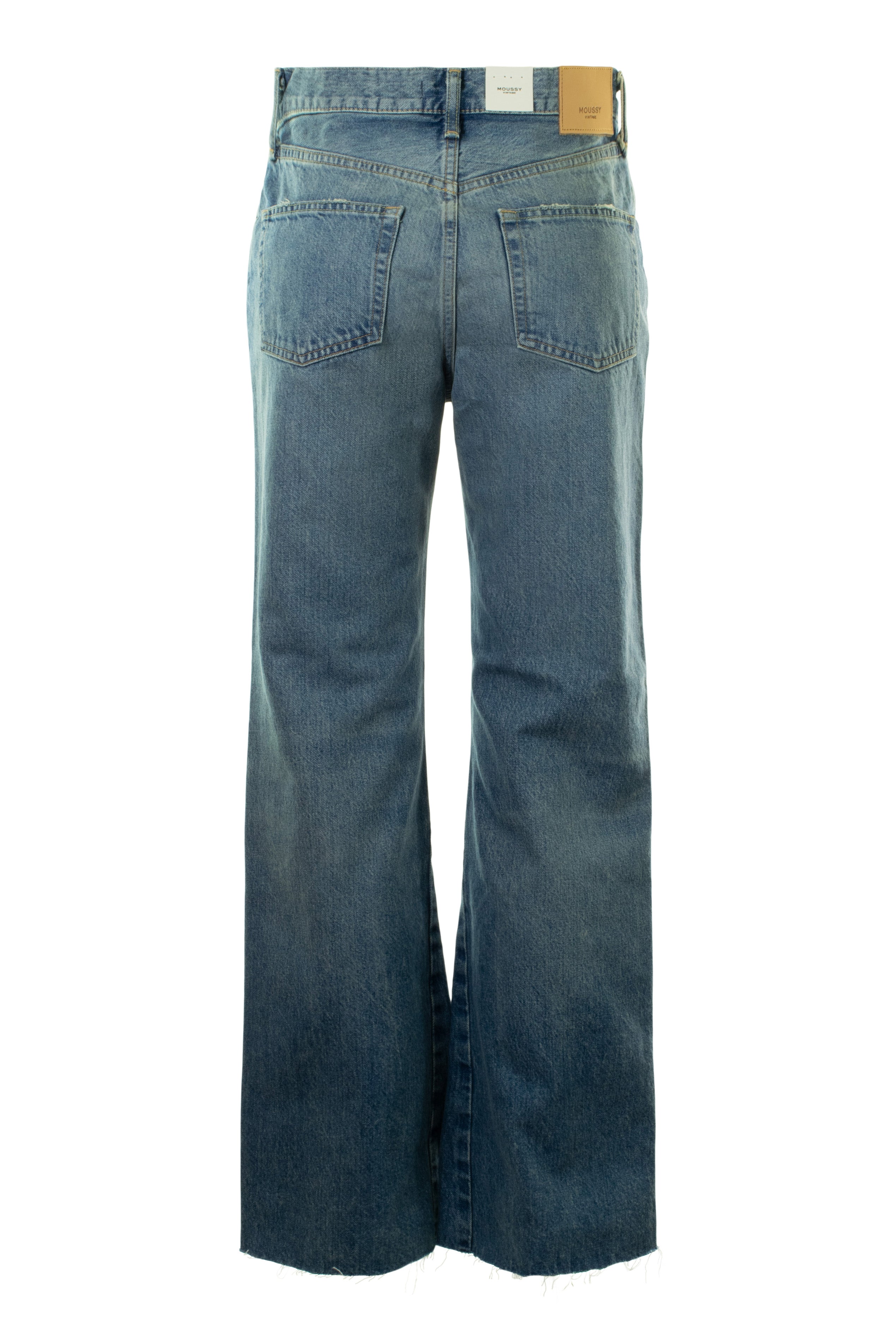 Moussy Denim Atlantis Remake Flare in Blue