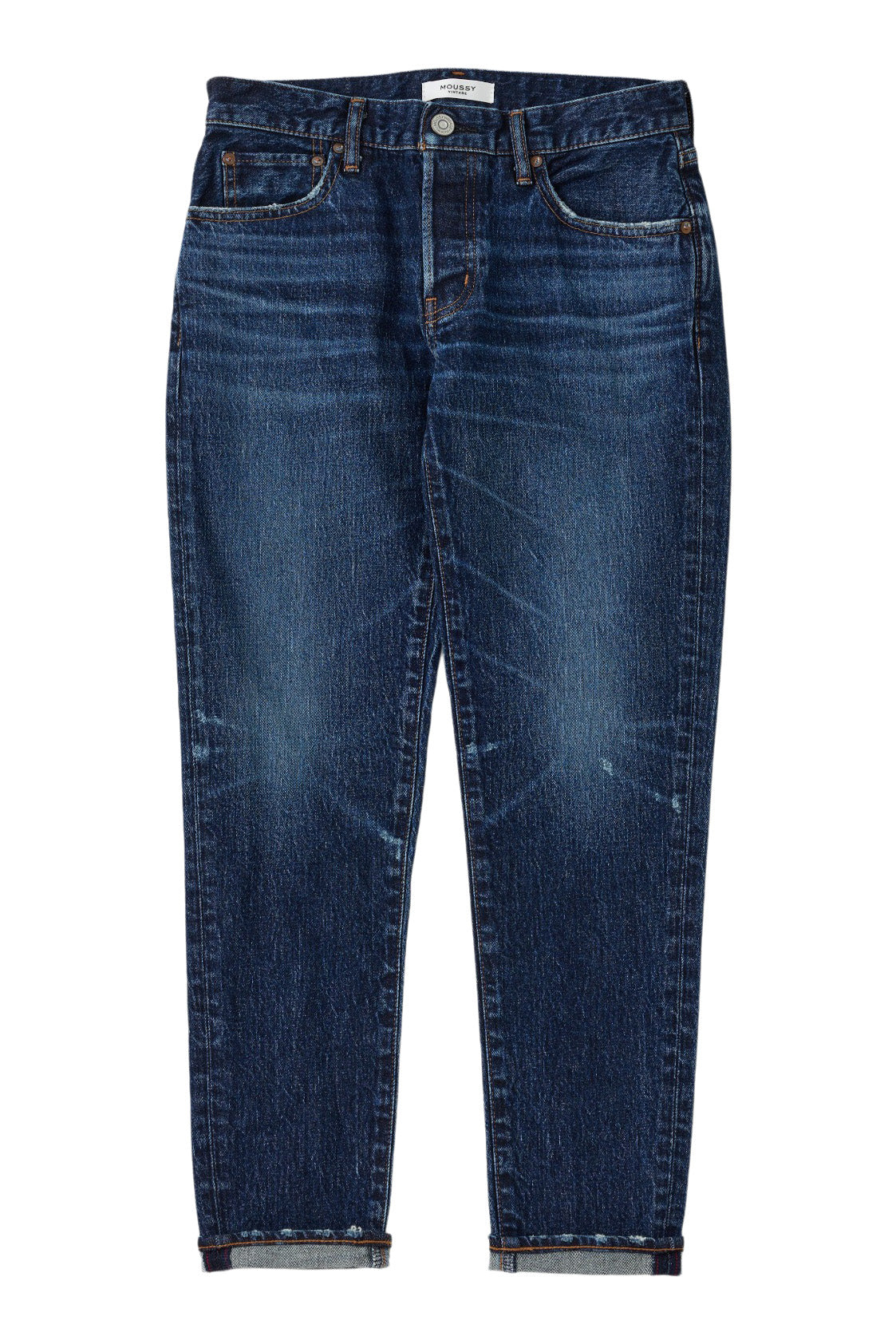 Moussy Denim Carroll Tapered in Dark Blue