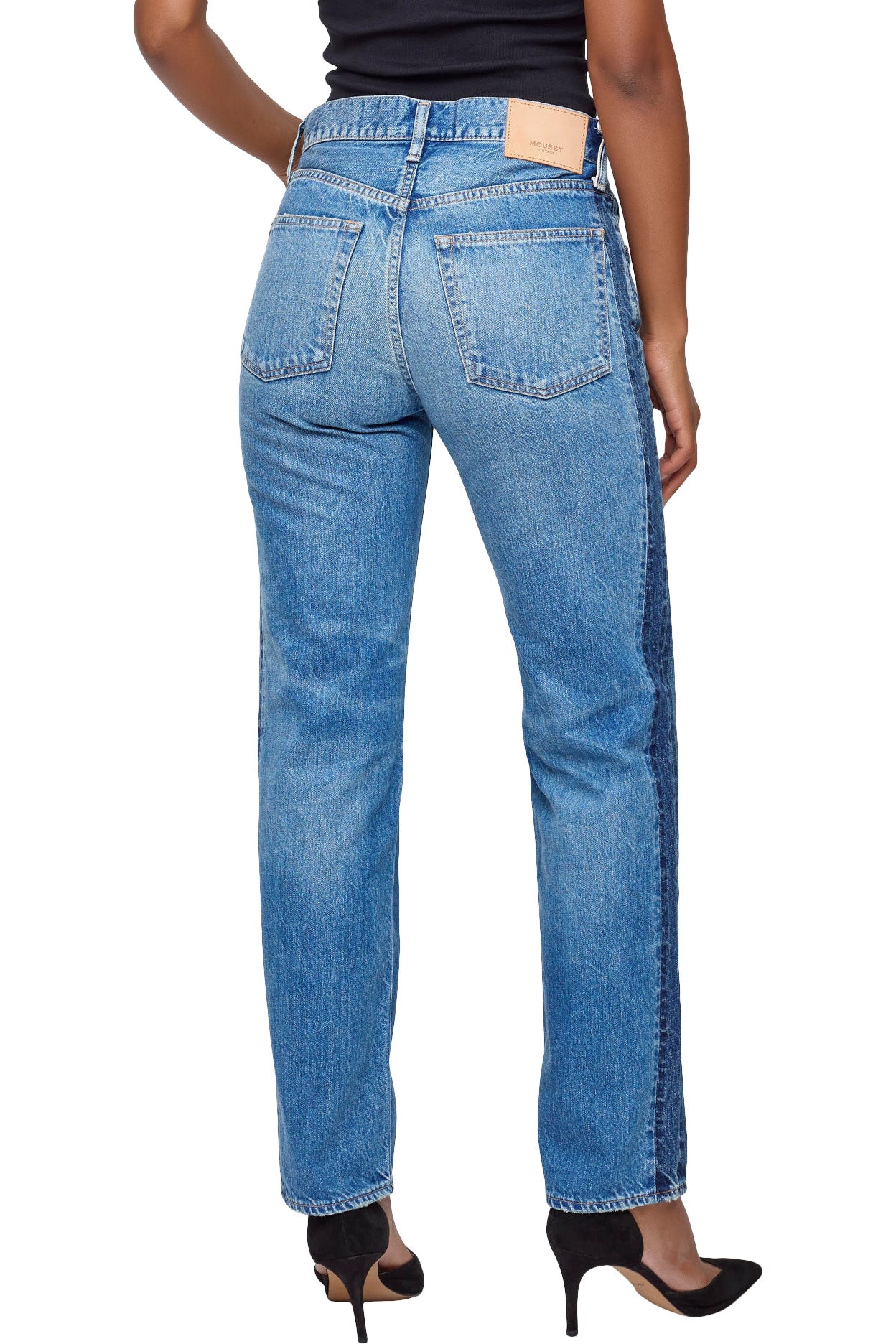 Moussy Denim Clermont Straight in Light Blue