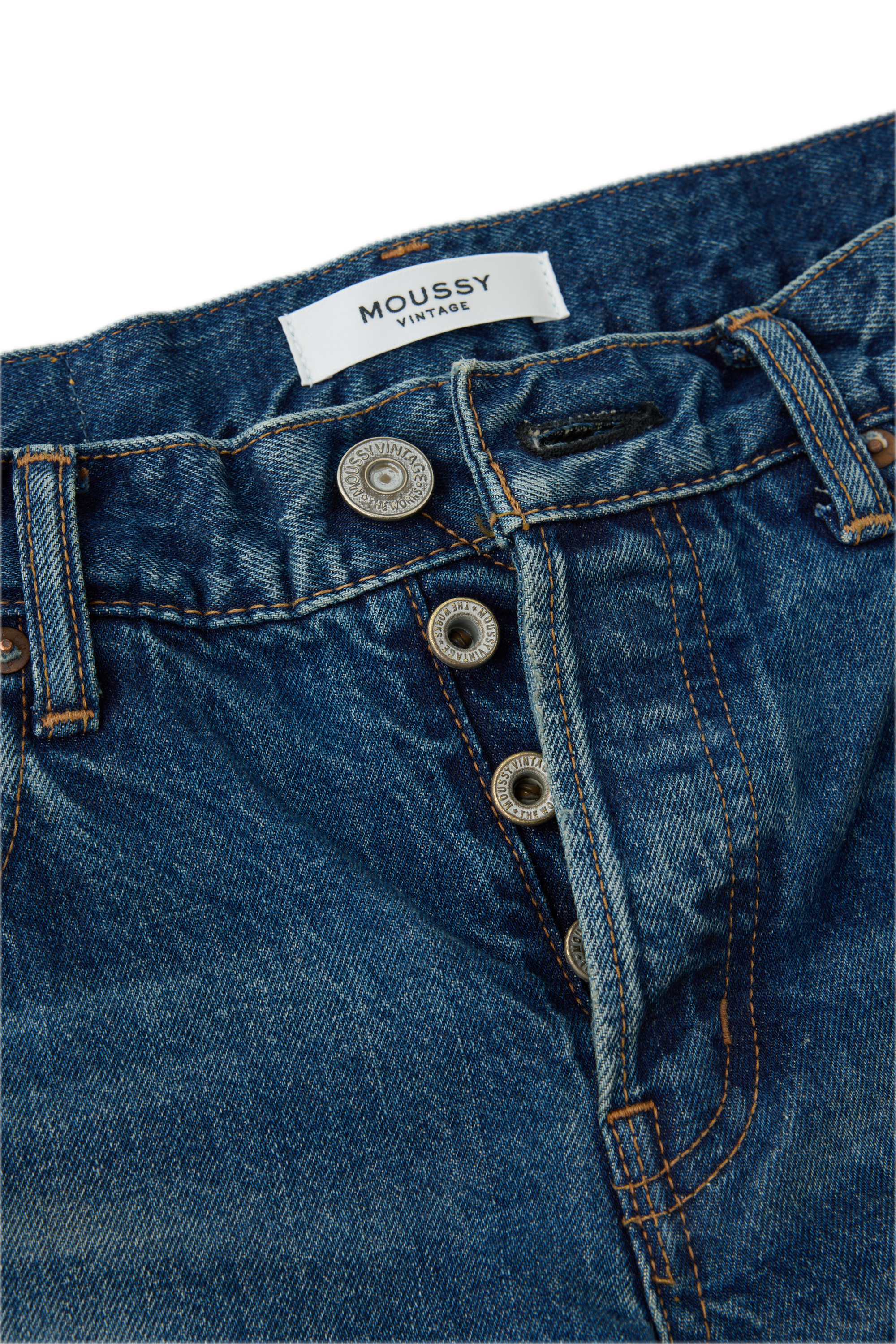 Moussy Denim Curved Boy - Minneapolis in Blue