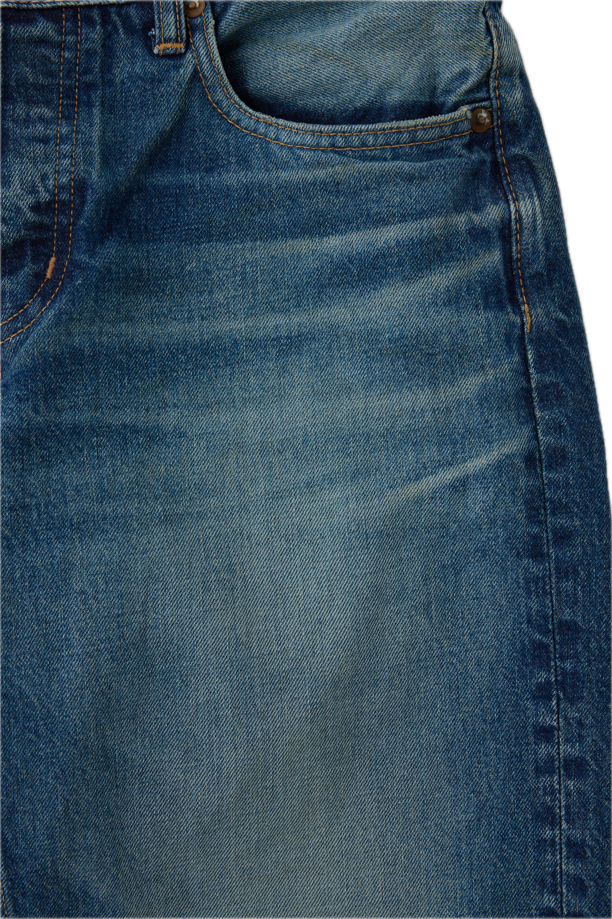 Moussy Denim Curved Boy - Minneapolis in Blue