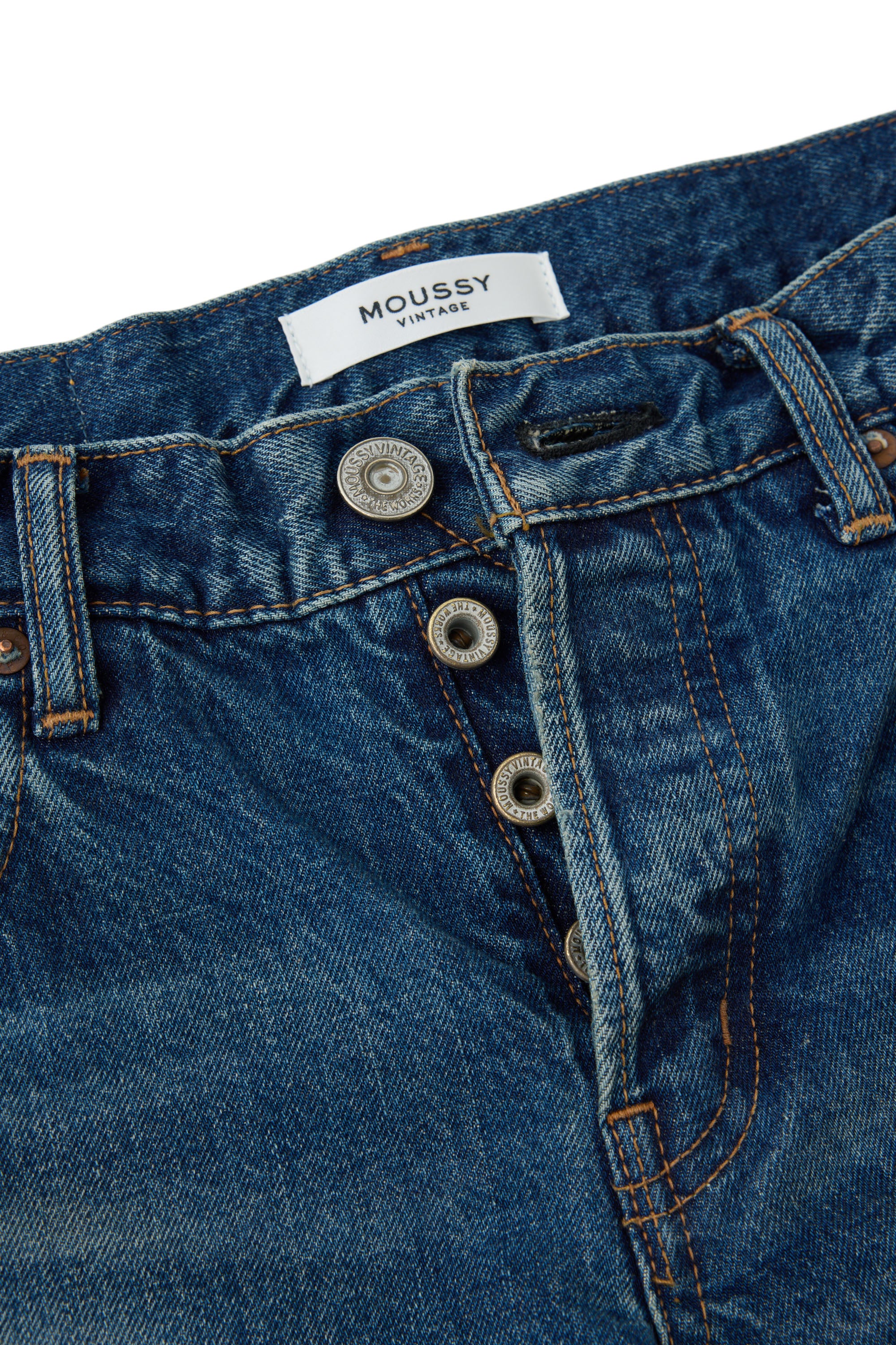 Moussy Denim Curved Boy - Minneapolis in Blue