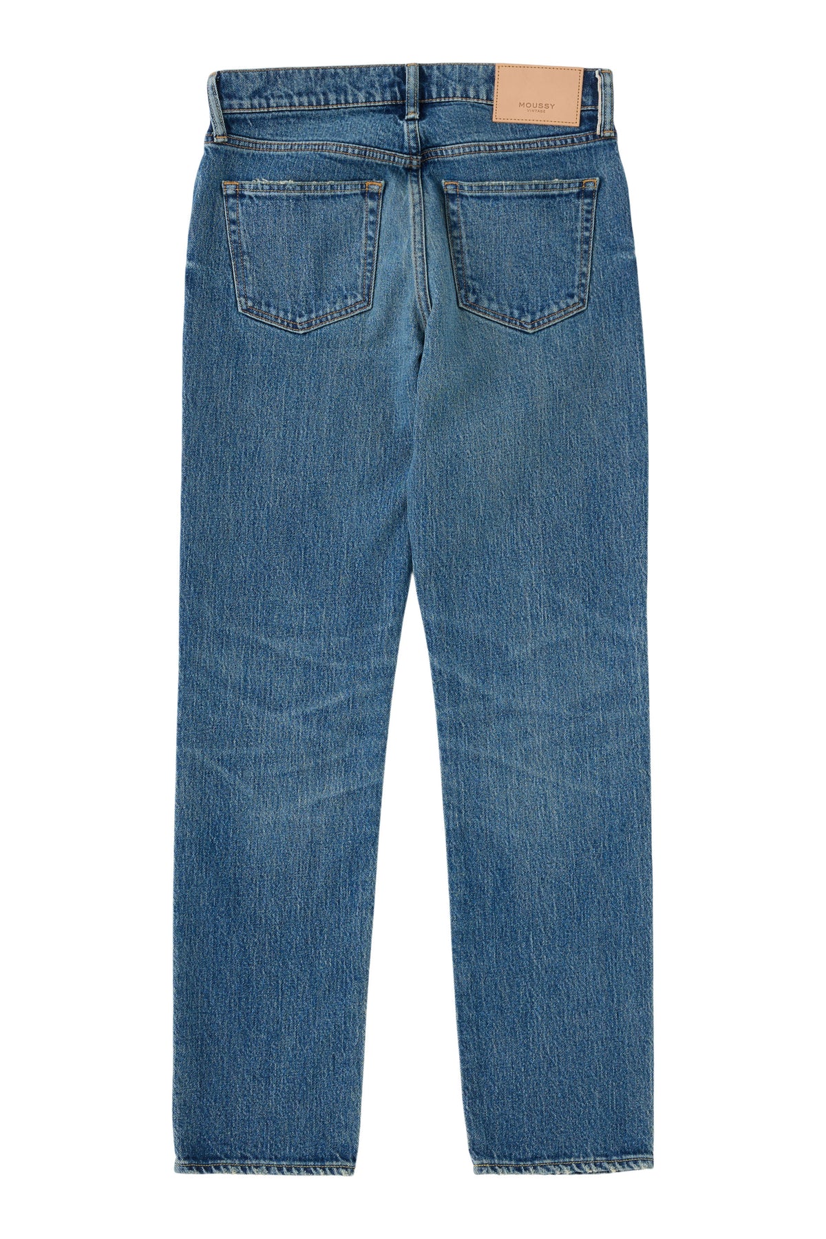 Moussy Denim Fleet Slim Straight in Blue