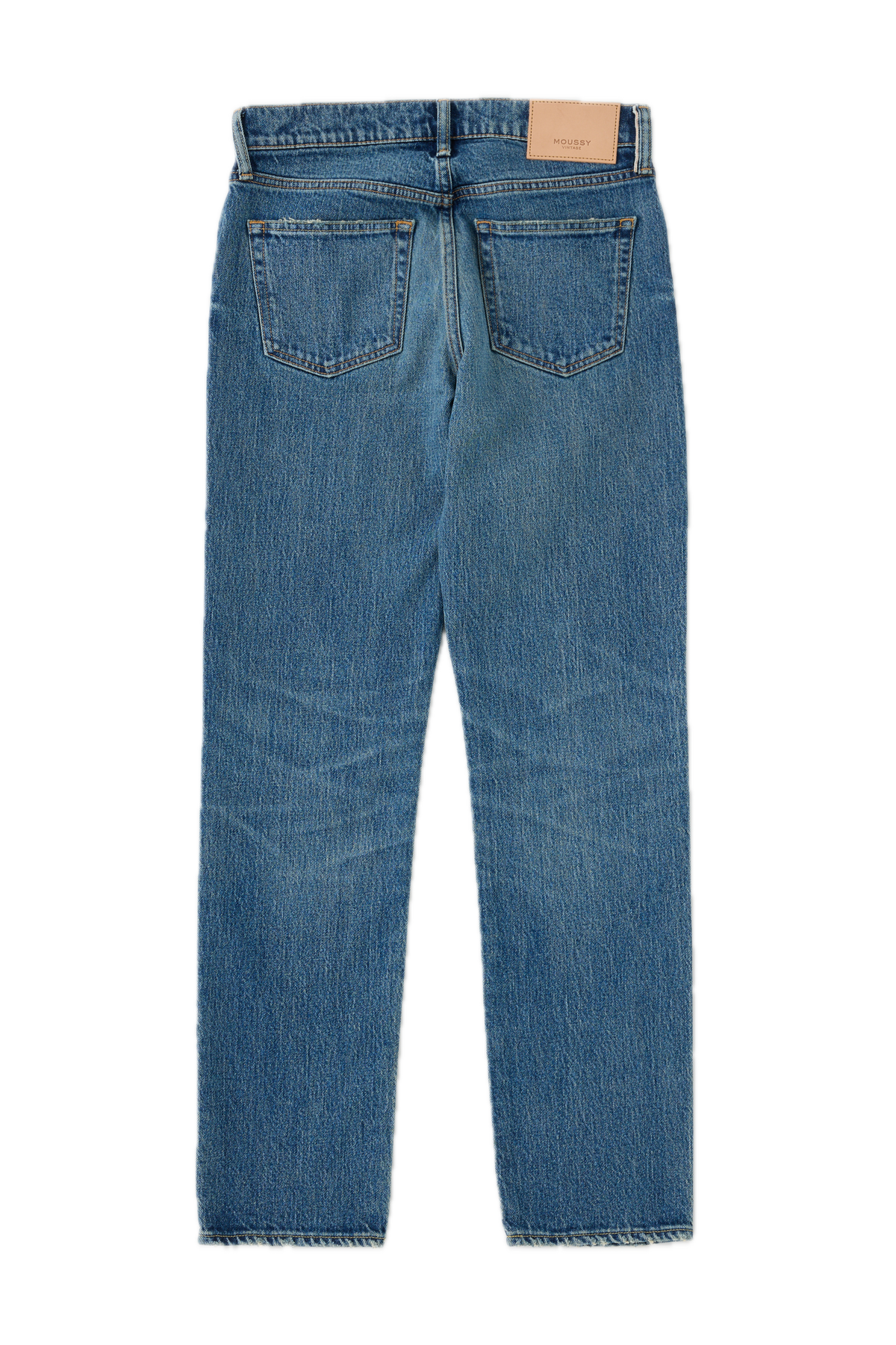 Moussy Denim Fleet Slim Straight in Blue